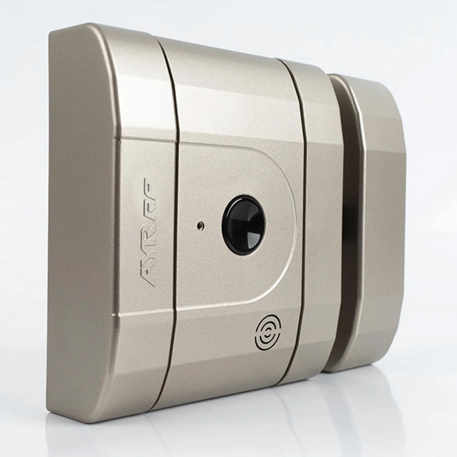 Serratura elettronica invisibile ad alta sicurezza int_LOCK RF 2. Finitura nichel opaco.