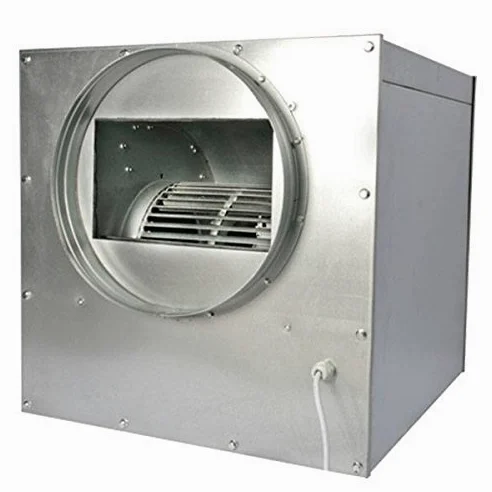 Venso Aspiratore Cassonato in Acciaio SUPERSILENZIATO 55x55cm -2x2,50cm +1x3,15cm 2500 m3/h