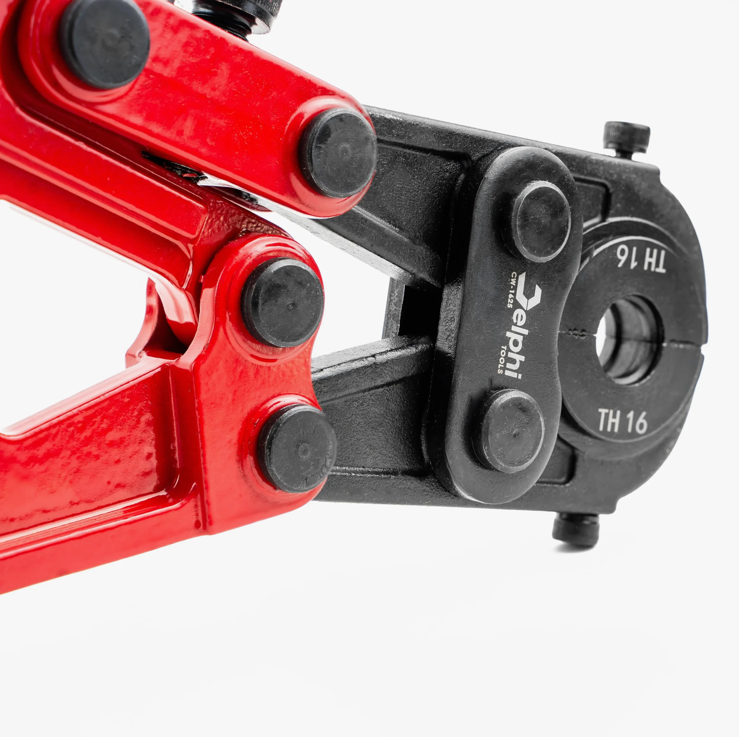 DELPHI Set di pinze idrauliche per tubi TH Ø 6-26 mm, pinza crimpatrice a 360°, con regolazione della pressione, pinza per tubi a pressione professionale, strumento di base idraulico manuale per tubi