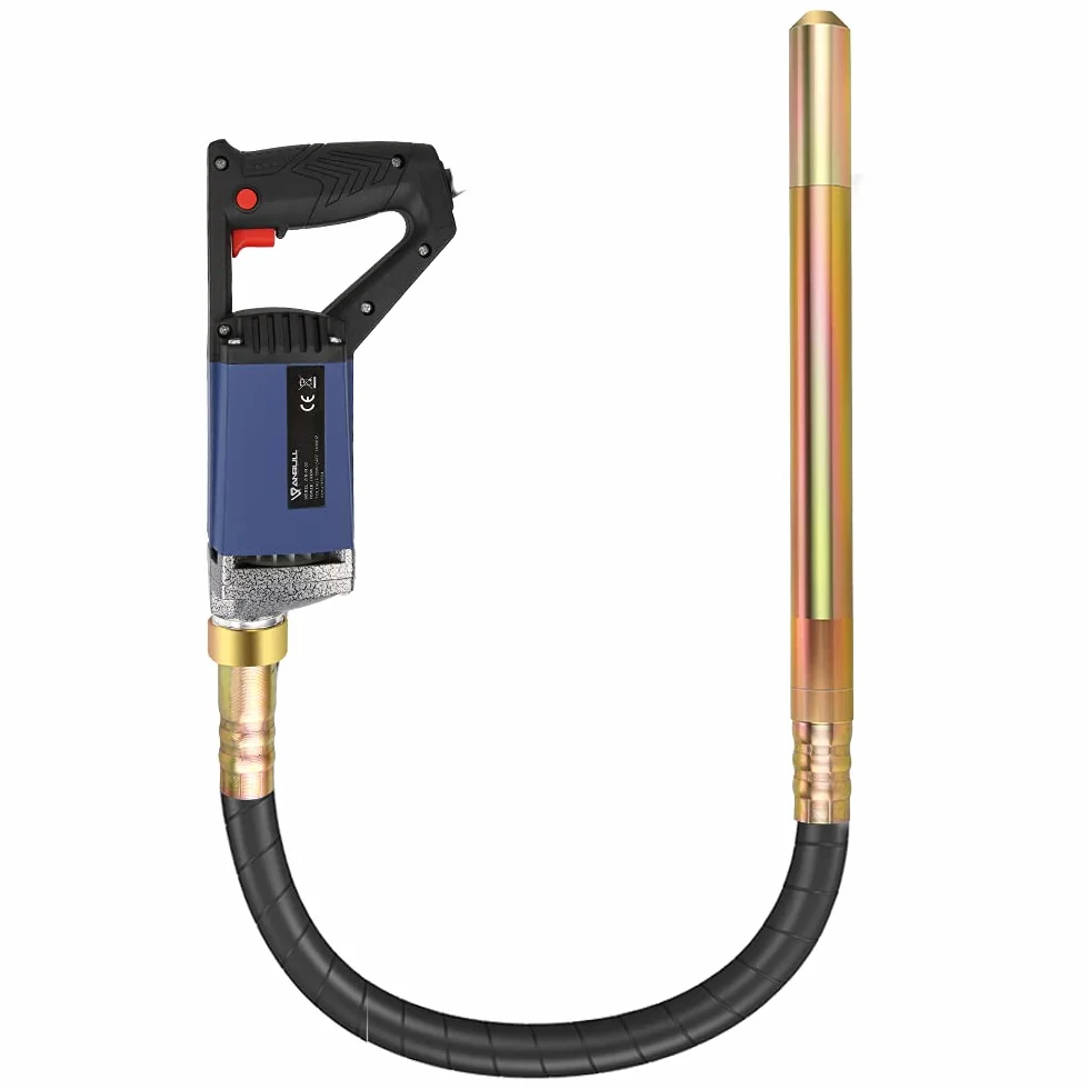 Anbull Vibratore elettrico per calcestruzzo, Lunghezza 1m, frequenza 4400 rpm, diametro 35 mm