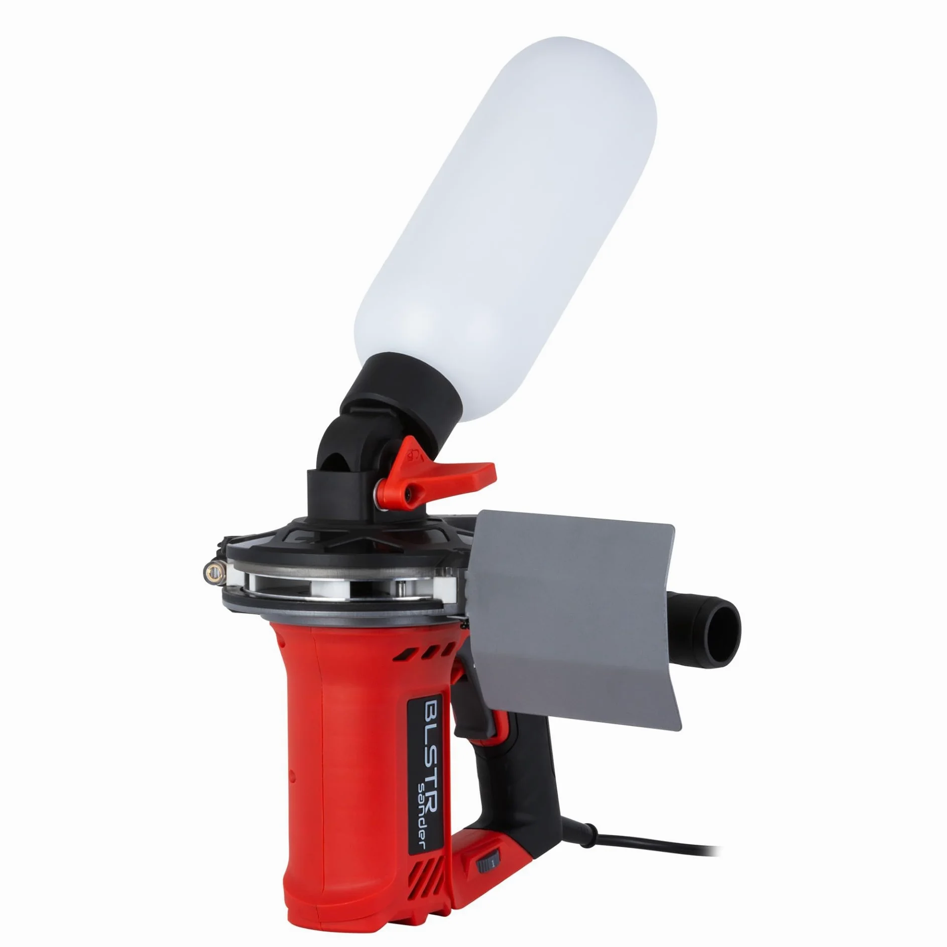 Sabbiatrice portatile manuale, senza compressore – per metallo, legno e vetro – disco in ceramica – puntatore laser per levigatura di precisione – compatibile con Sand 0,2–0,5 mm