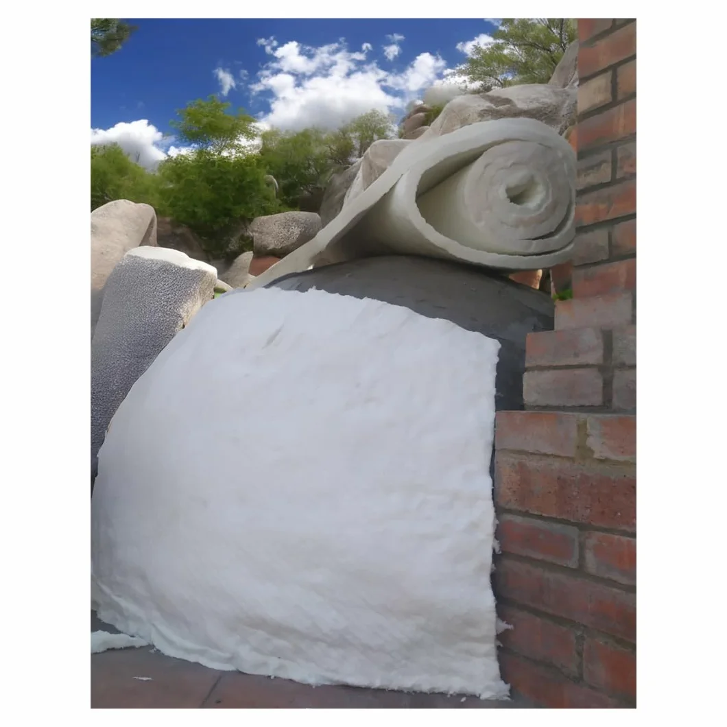EINSIDE Feltro per isolamento fibra ceramica, Densità 96 kg/m³ | Lunghezza 7,3 m, Larghezza 61 cm, Spessore 2,5 cm