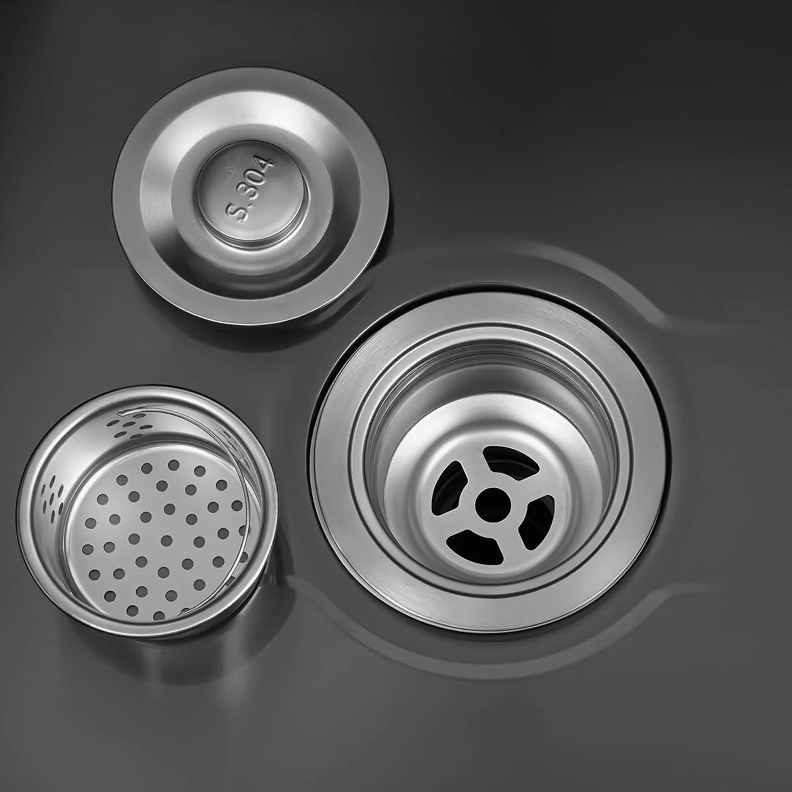 Lavello da cucina indipendente, in acciaio inox con base e rubinetto estraibile, set di lavandini mobili doppio per ristorante, cucina domestica
