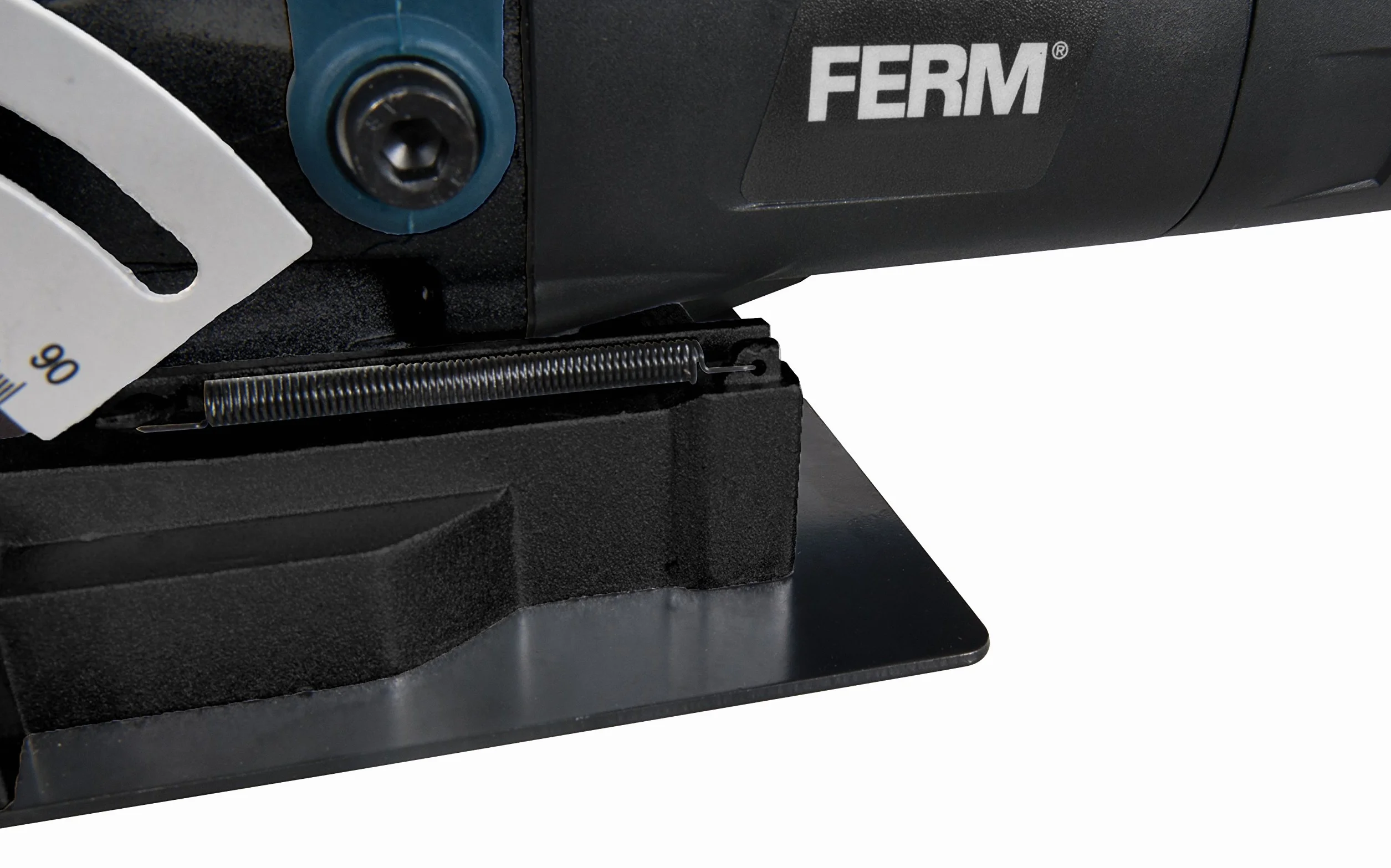 FERM Fresatrice per tasselli piatti 900W. Include 1 lama, 50 tasselli piatti e sacchetto di aspirazione