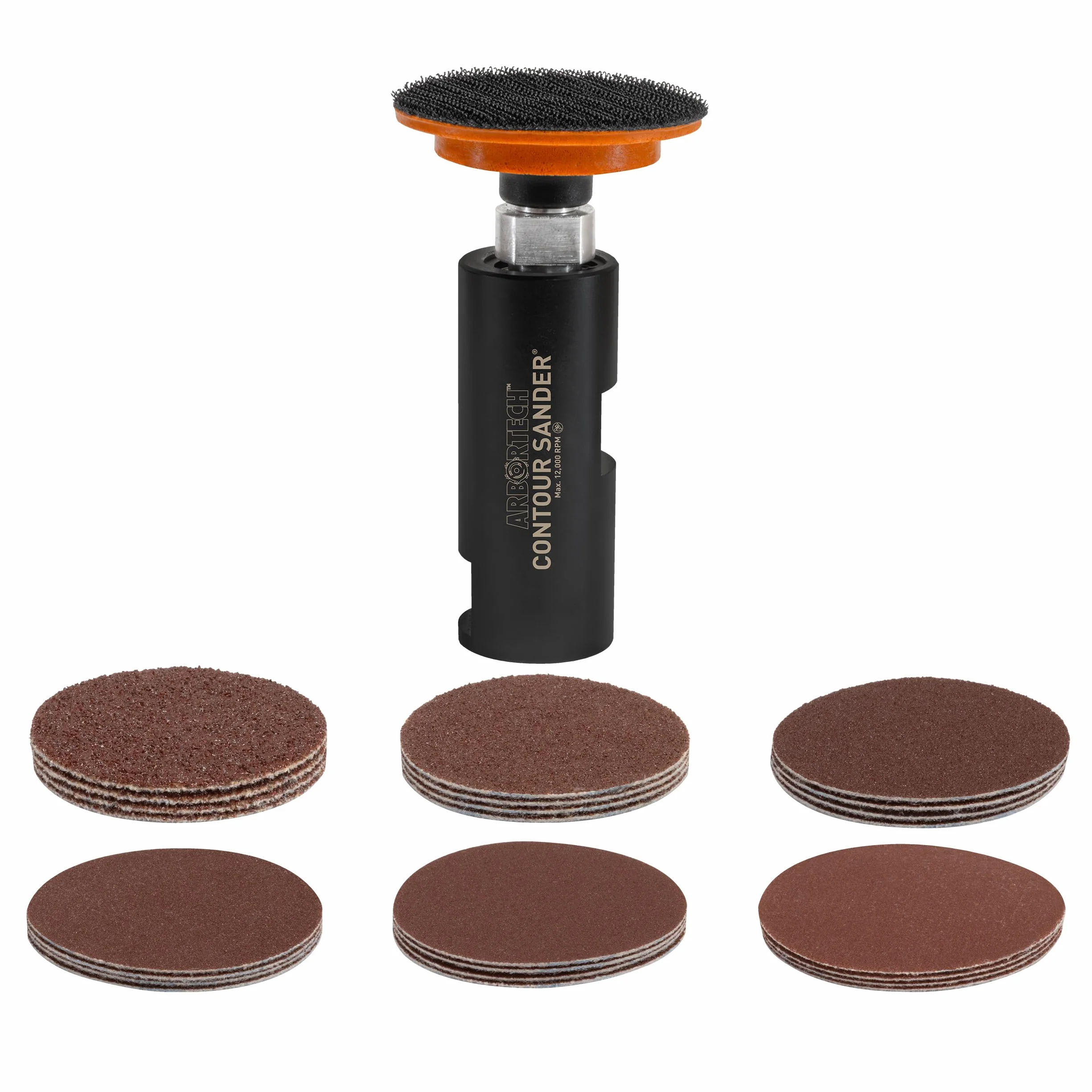 ARBORTECH Contour Sander 50mm M14 x M5 Mini Accessorio per Levigatrice orbitale casuale per Smerigliatrice Angolare