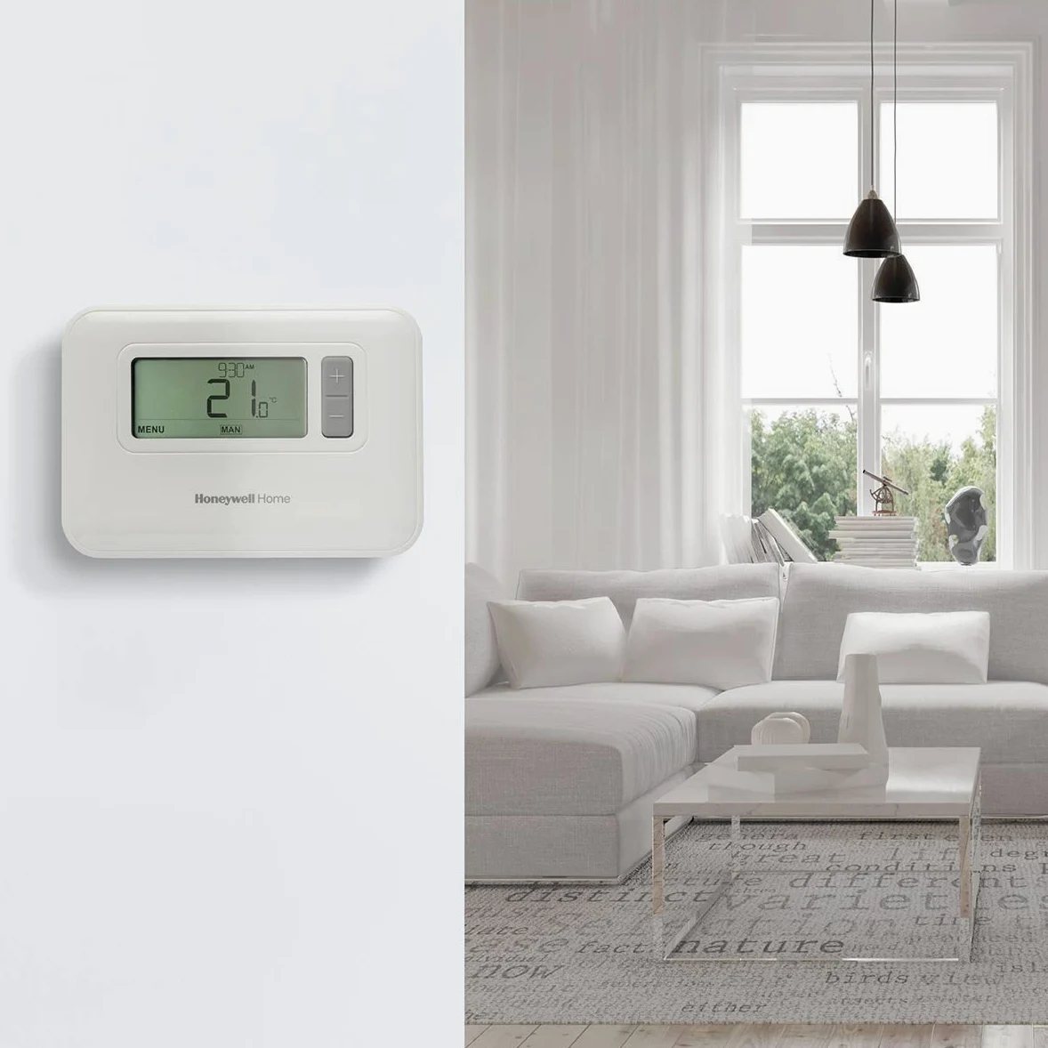 Honeywell Home T3R - Termostato programmabile senza fili, 7 giorni, bianco