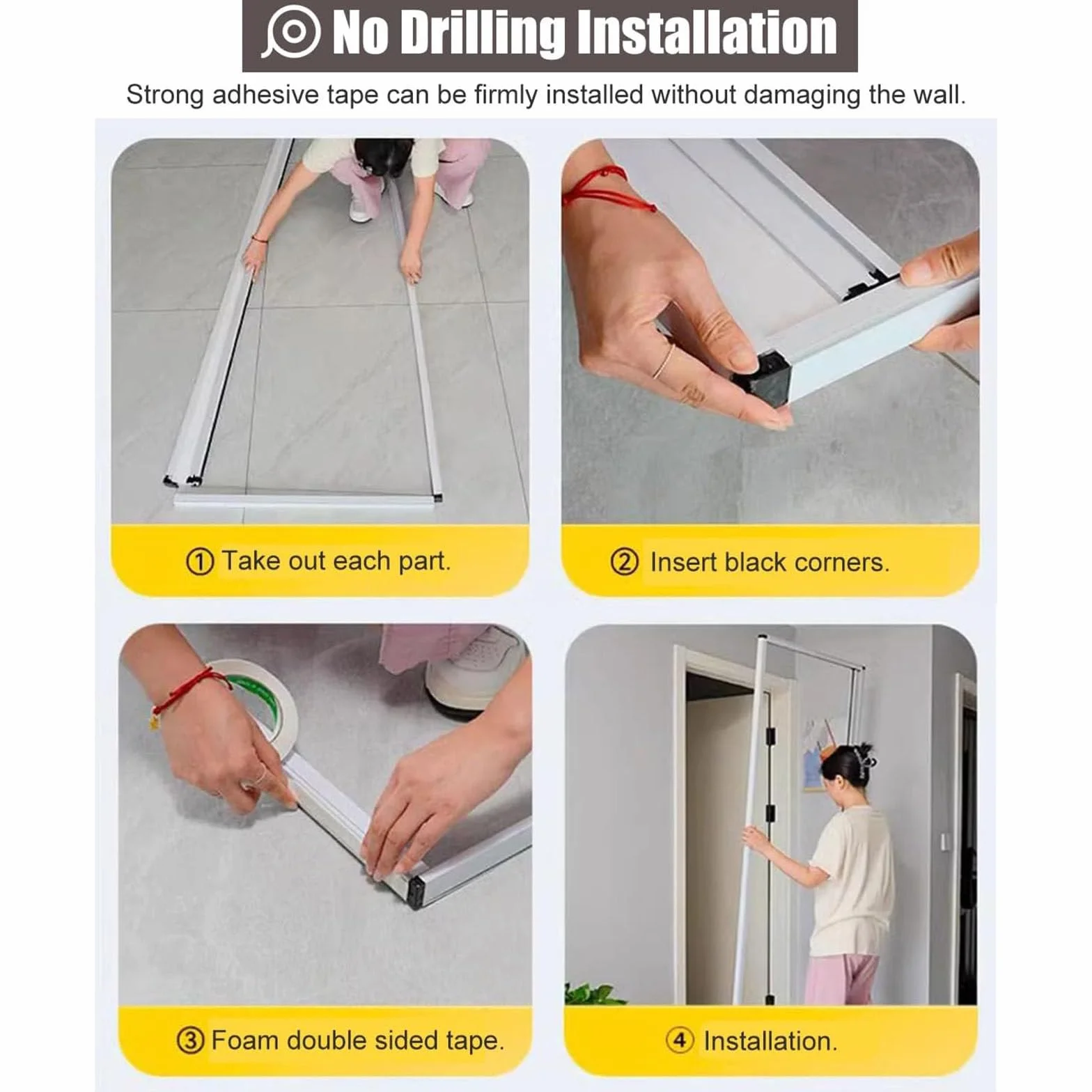 Porte a soffietto per porte, porta pieghevole invisibile a nido d'ape alta 203 cm per cucina, bagno, dispensa, kit porta divisoria,28x80in(71x203cm)