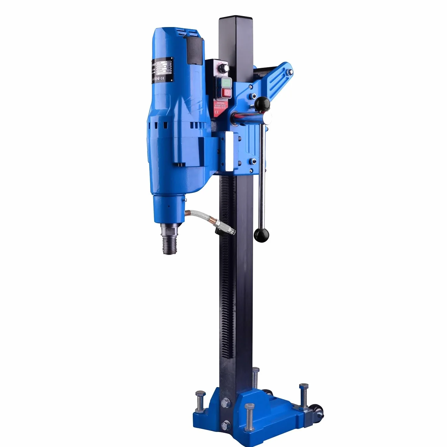 STAKO Max. Ø 305 mm trapano professionale a nucleo con potente motore 4350 – con supporto per trapano nucleare – Punte diamantate per calcestruzzo 0 – 760 giri/min – Unità di perforazione con