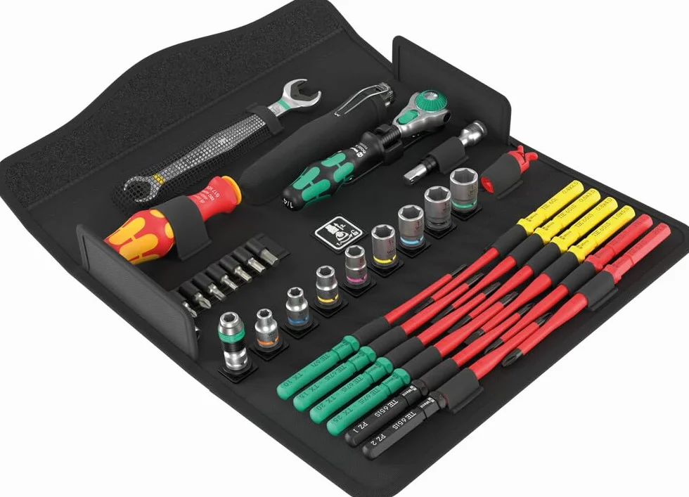 Wera 05135926001 Kraftform Kompakt W 1 Manutenzione, Assortimento utensili isolati, 35 pezzi