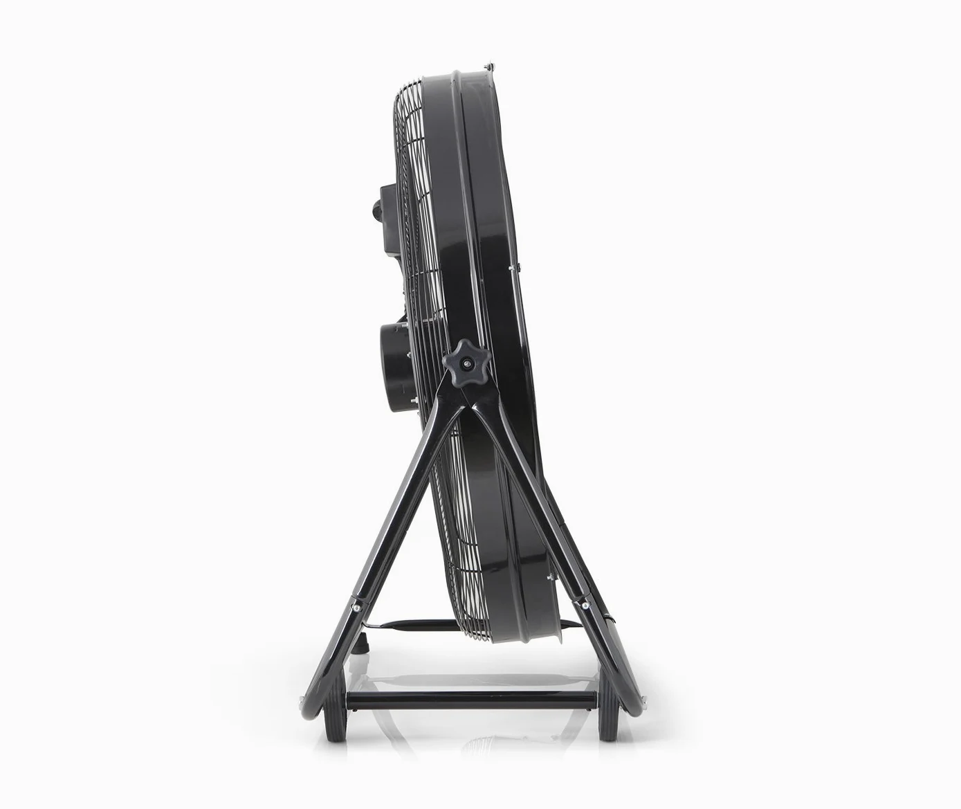 Orbegozo PWT 3061 Professional Power Fan - Ventilatore industriale, 150 W, 3 velocità, diametro elica 60 cm, ruote di trasporto, Nero