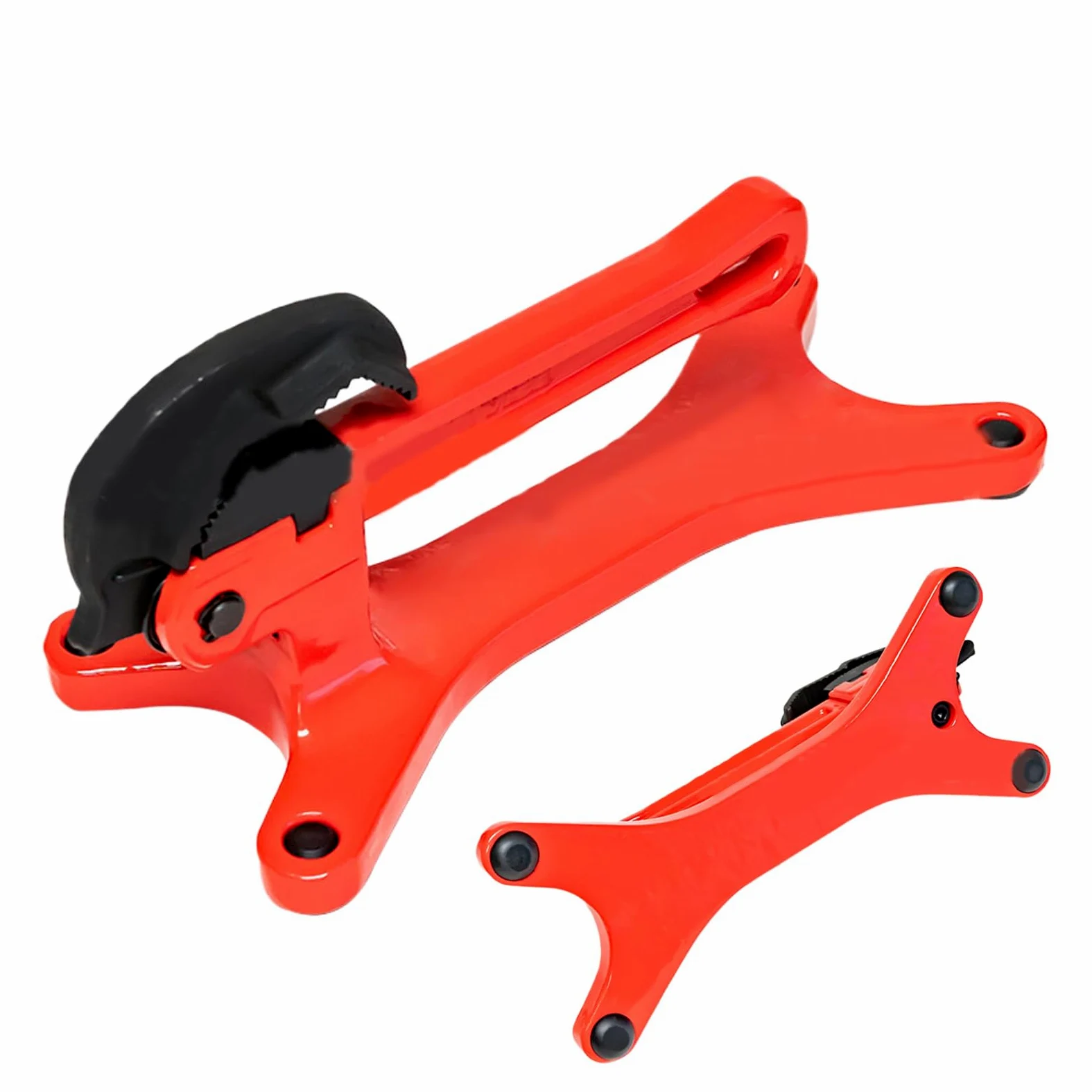 Morsa per tubi in alluminio portatile, ganasce caricate a molla con base, attrezzo multifunzionale per attrezzi in ferro resistente, morsetto in metallo per legno e ferro, 27 x 11,5 x 12,5 cm