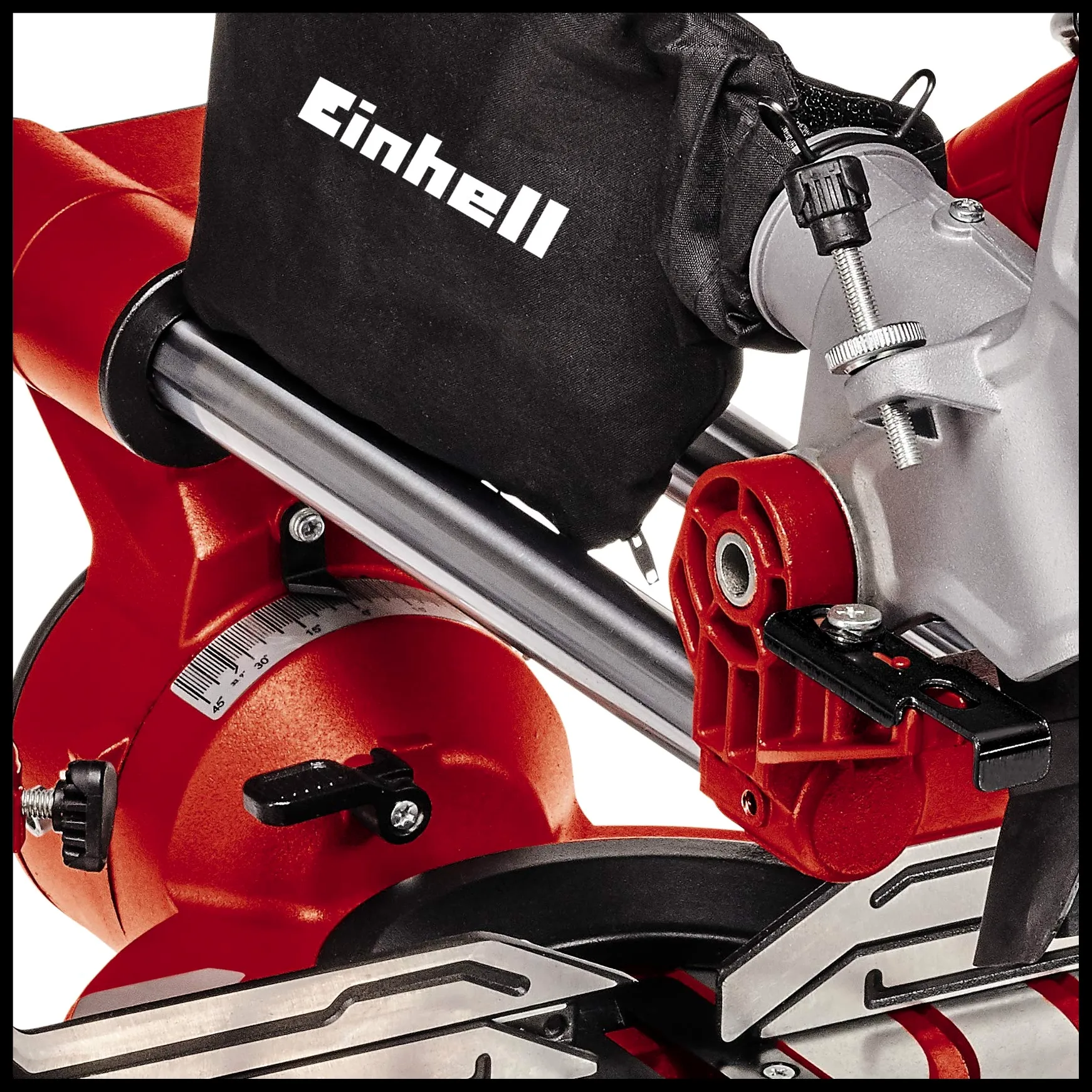 Einhell TE-SM 216 Dual Troncatrice radiale (230-240 V, 1800 W, giri al min. 5000, lama Ø216 x ø30-60 denti, inclinabile DESTRA E SINISTRA 0-45°, taglio max 305 x 65 mm)