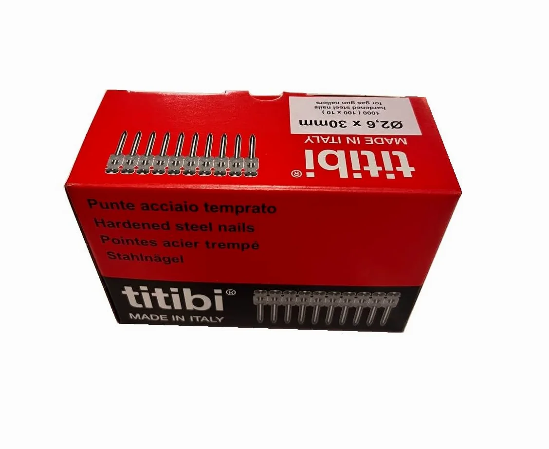 N.1000 CHIODI STECCATI A SPARO + N. 2 BOMBOLETTE DI GAS P700 PER CHIODATRICI: Spit Pulsa 700P/700E - Altro …