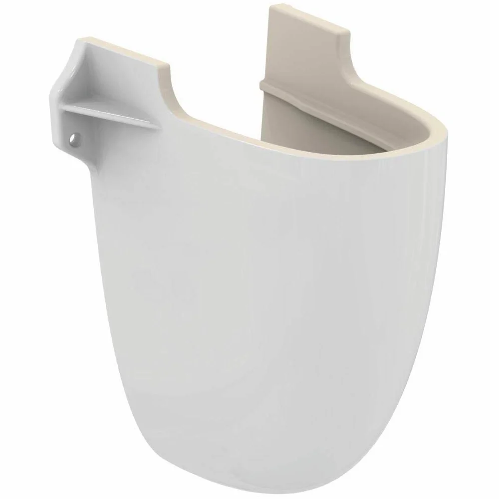 Ideal Standard E885901 QUARZO semicolonna - Bianco