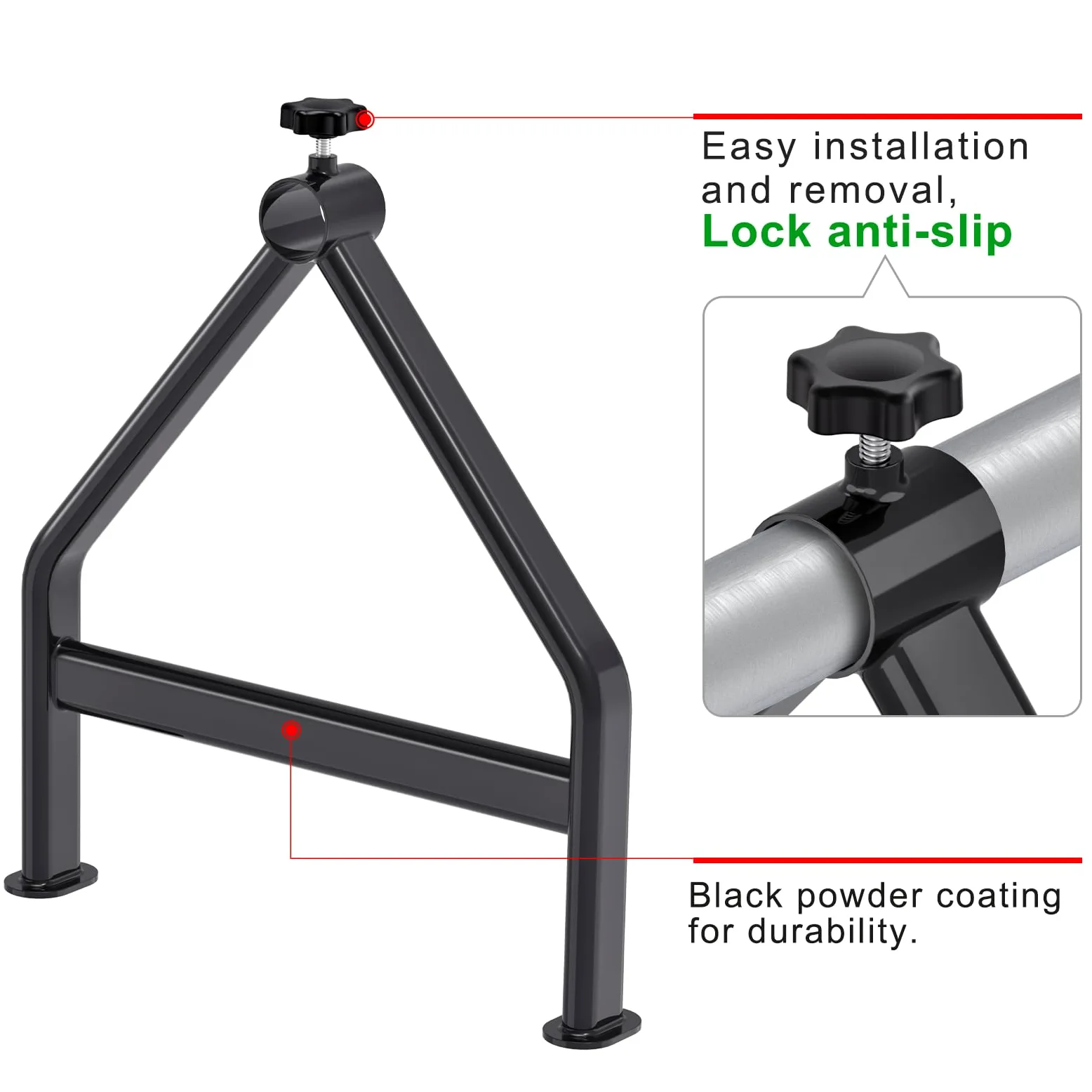 Porta bobine di filo, contenitore portatile per cavi, in acciaio completamente saldato, dispenser per bobine di diametro fino a 71 cm, capacità 99,8 kg, nero