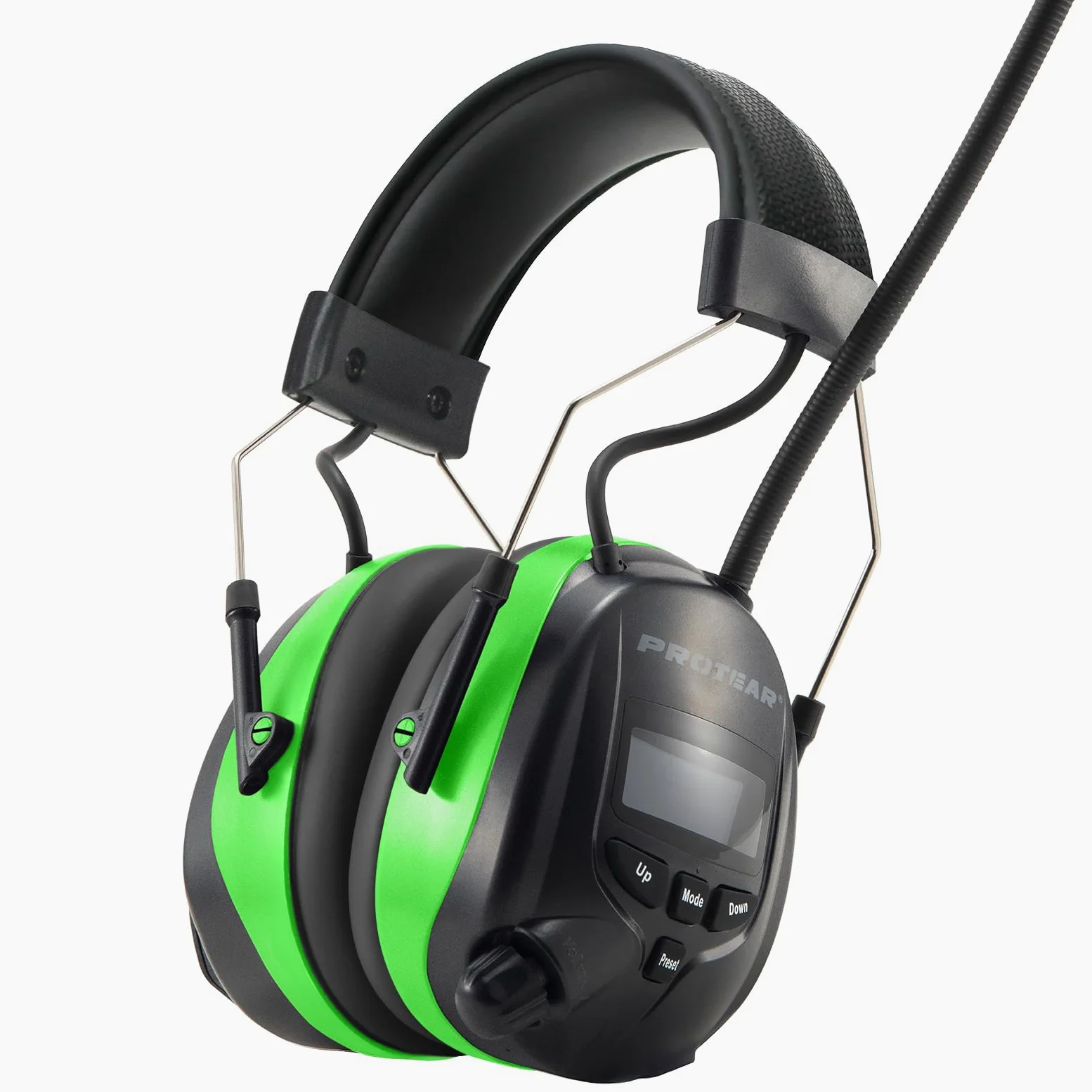 Cuffie Antirumore Bluetooth con radio DAB/DAB+/FM, microfono integrati, per taglio, segatura, officina,SNR 30dB