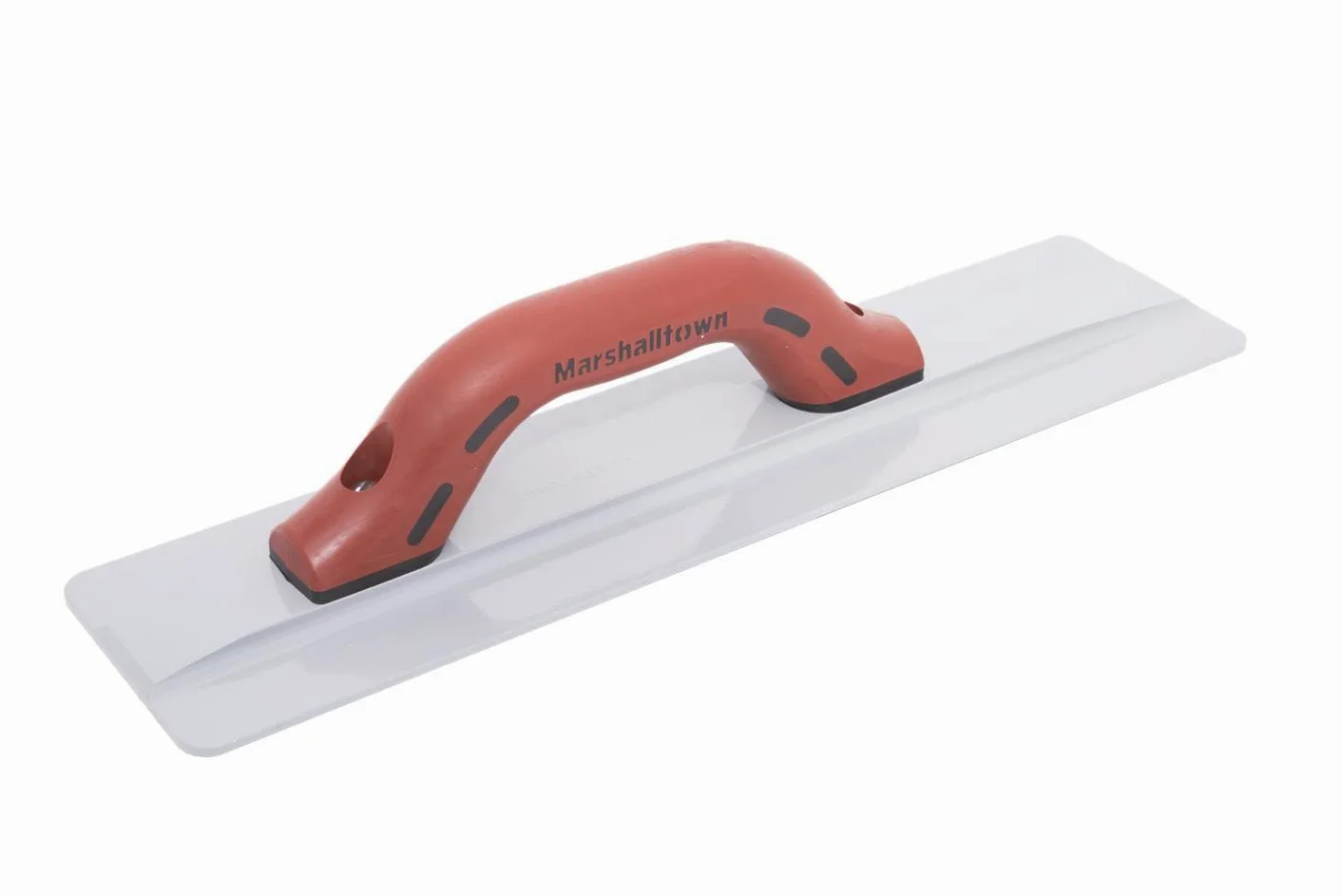 Raddrizzatrice a mano Marshalltown "The Hog" Straightener con impugnatura DuraSoft, in magnesio, per pavimento e calcestruzzo, dimensioni: 356x95 mm
