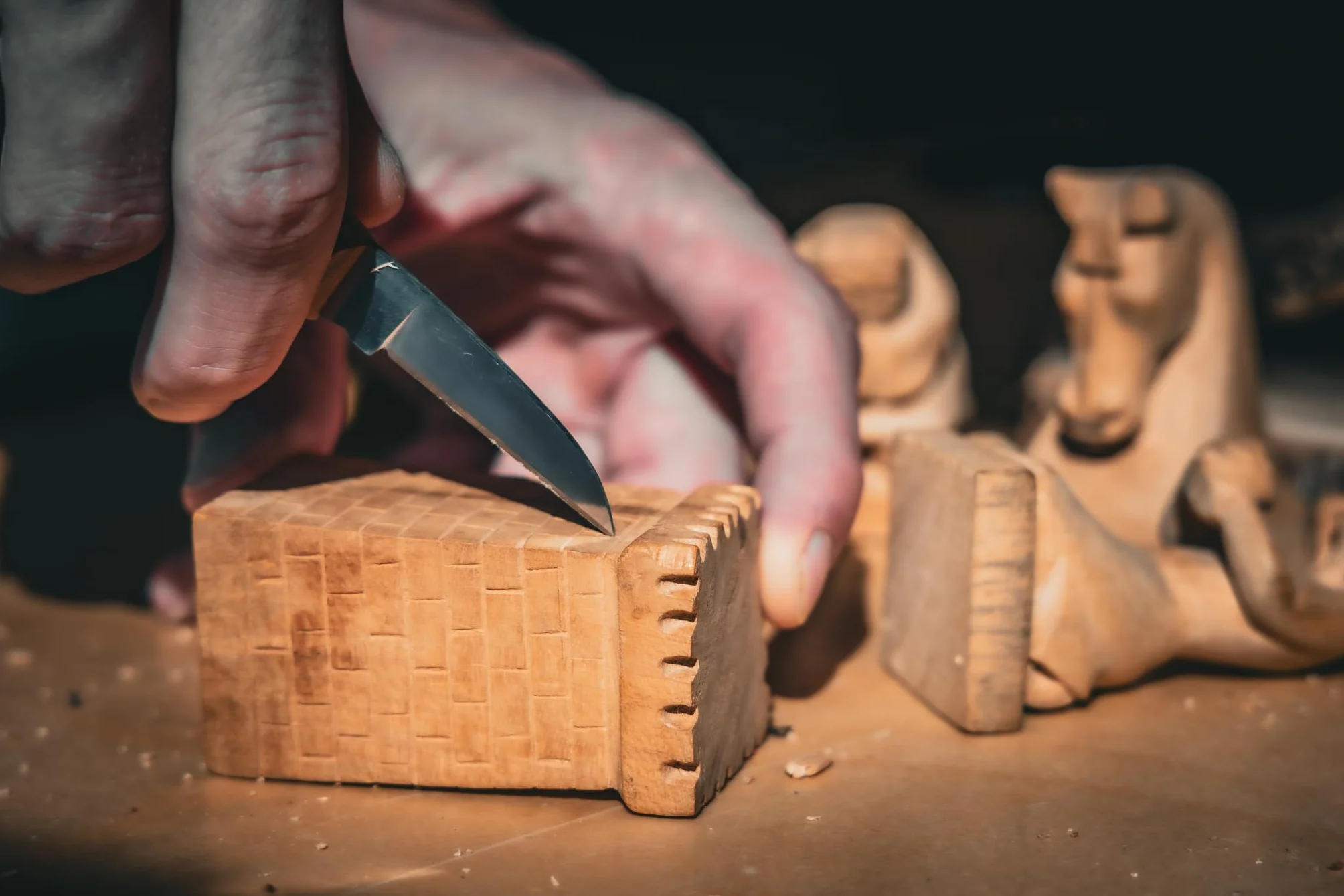 Stubai 510201 Assortimento sgorbie e coltelli 7 pzi, Rosso (Rot), M, Set di 7 Pezzi