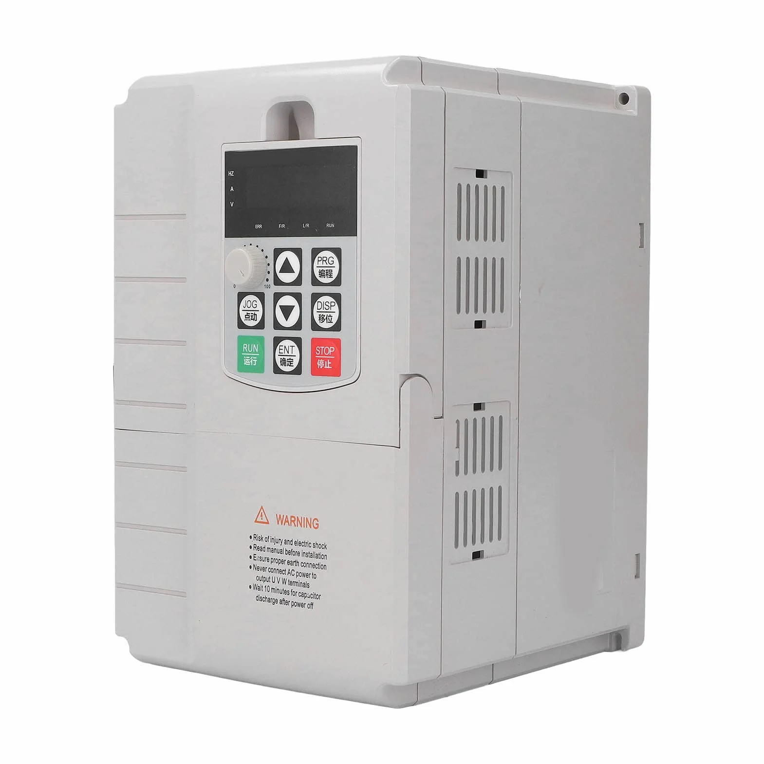 Inverter per Uso Generico 4KW 25A, Filtro Integrato, Controllo PWM, Ingresso Monofase 220 V, Uscita Trifase 380 V, per Ventilatori, Pompe, Compressori D'aria