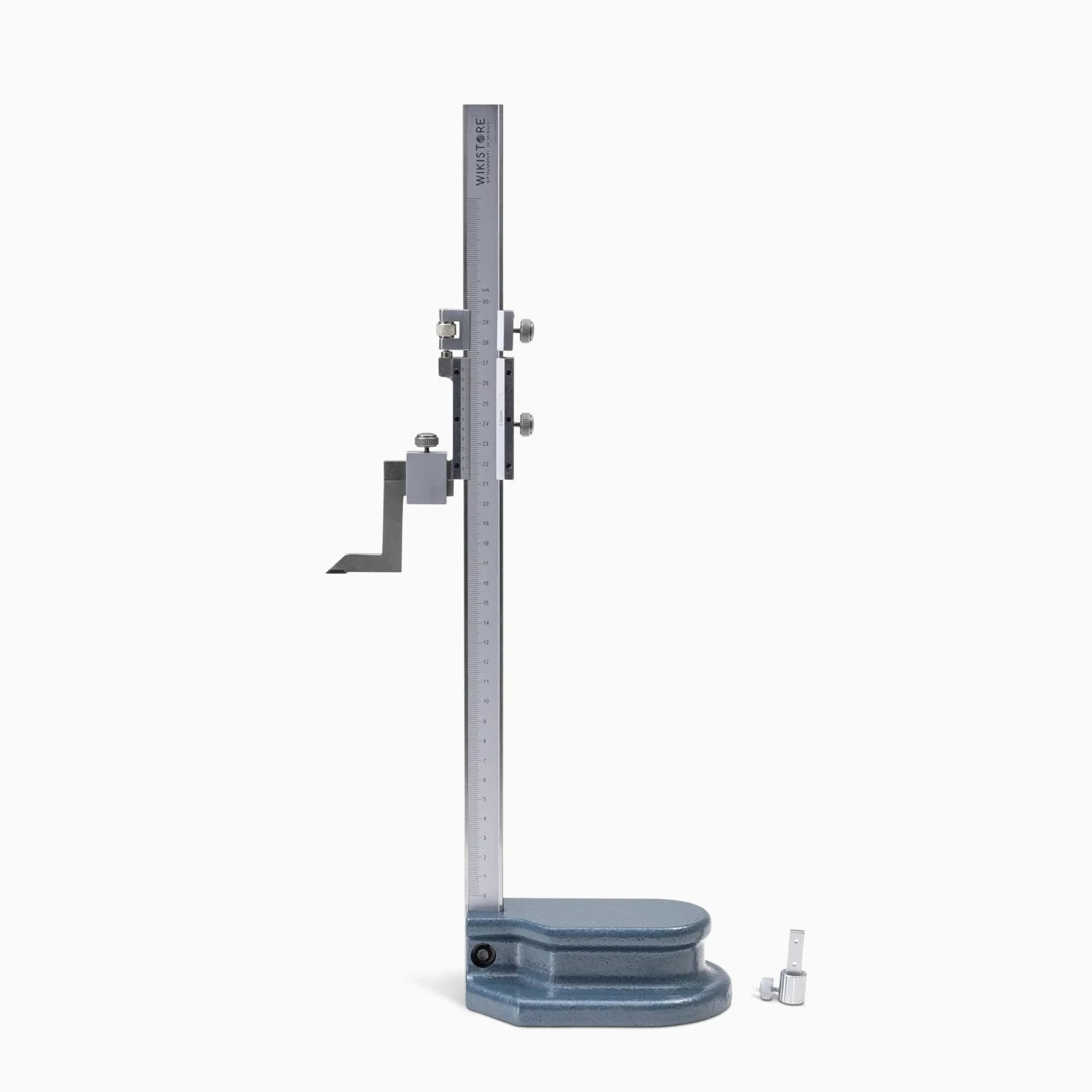 WIKISTORE TRUSCHINO PROFESSIONALE 300X0,02 mm, Truschino in Acciaio con Vite Micrometrica e Punta in Metallo Duro, Attrezzo da Lavoro Preciso, Robusto e Resistente