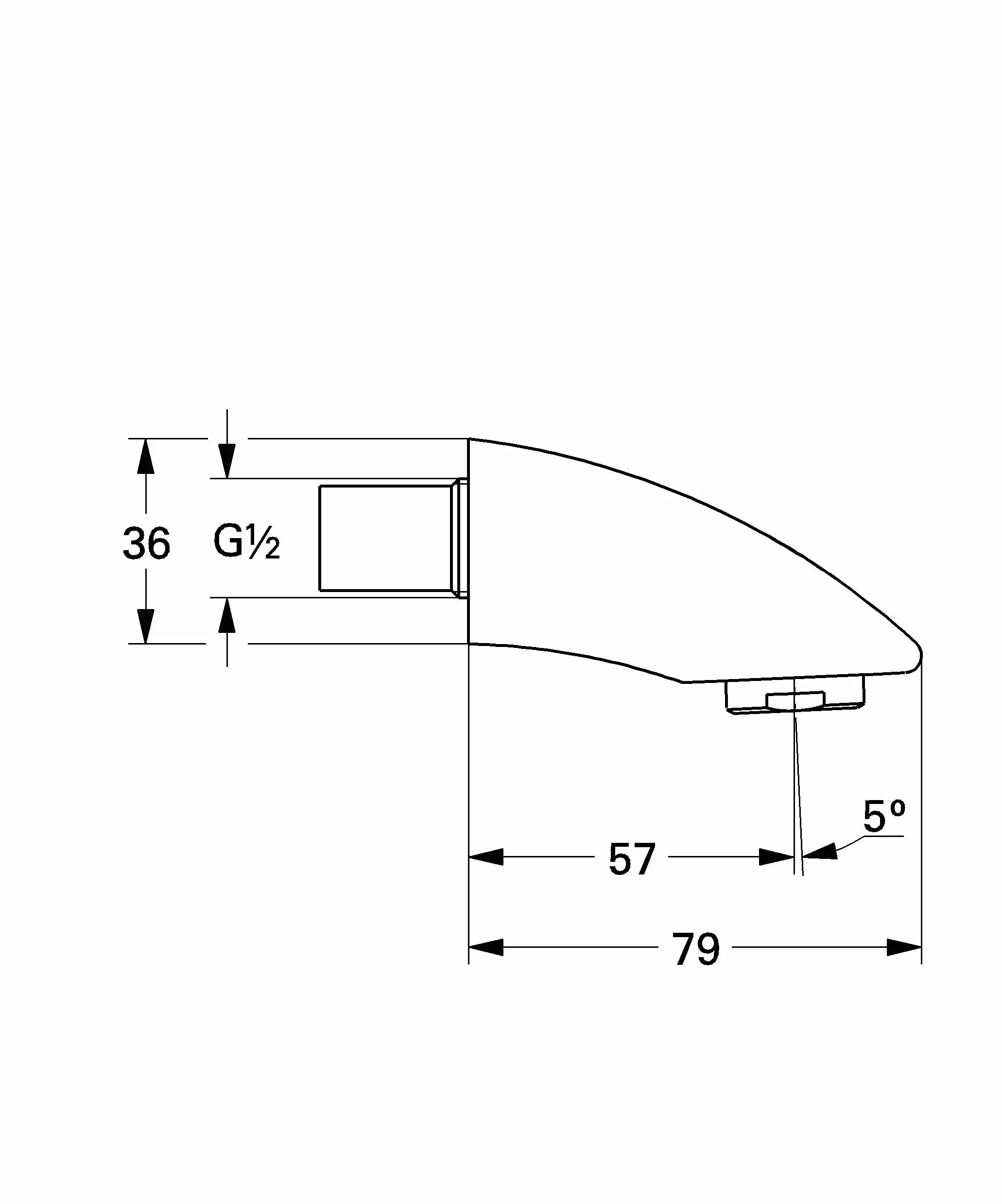 Grohe, Doccetta estraibile, pezzo di ricambio 46231000