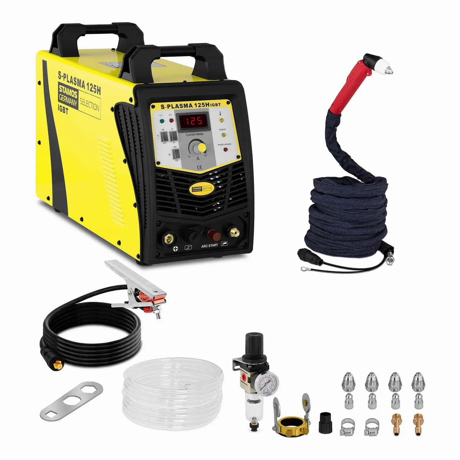 Stamos Selection Tagliatrice al Plasma Taglio al Plasma S-PLASMA 125H (125 A, 400 V, Ventola)