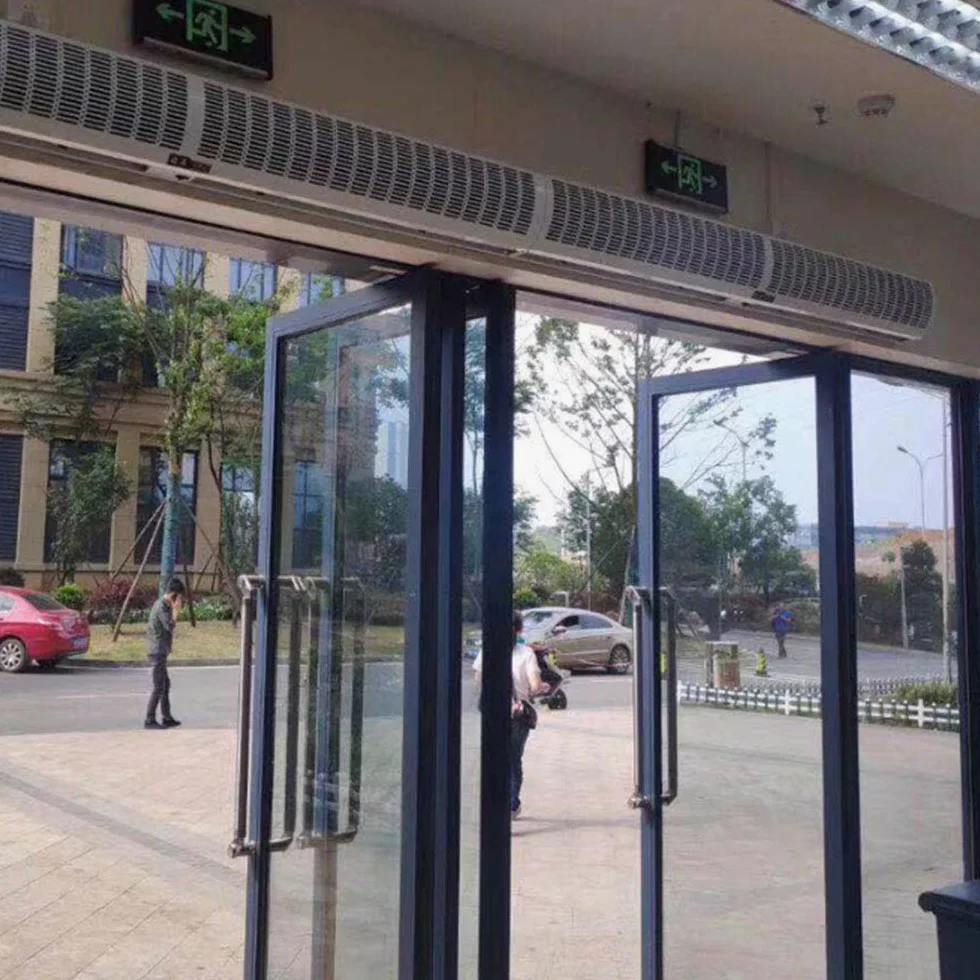 Barriera d'aria da interno commerciale da 60 cm a 150 cm per porta, finestra, sull'ingresso,Barriera aria ventilatore sopra la porta, potente vento naturale