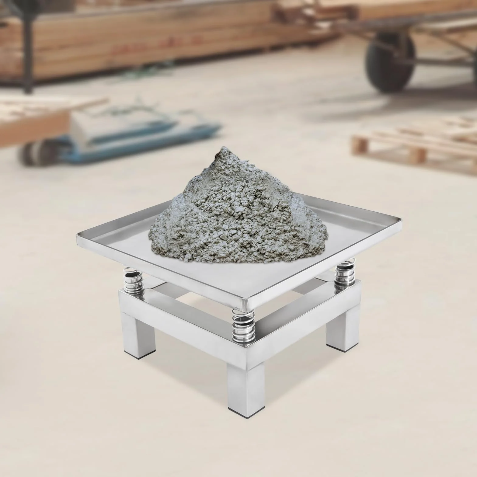 Tavolo Vibro-Scuotitore per Cemento, Piccolo Tavolo Vibro-Scuotitore per Cemento, 3000-3600 Giri/Min Tavolo Vibro-Scuotitore, Banco di Prova per Vibrazioni per Stampi di Vibrazione per