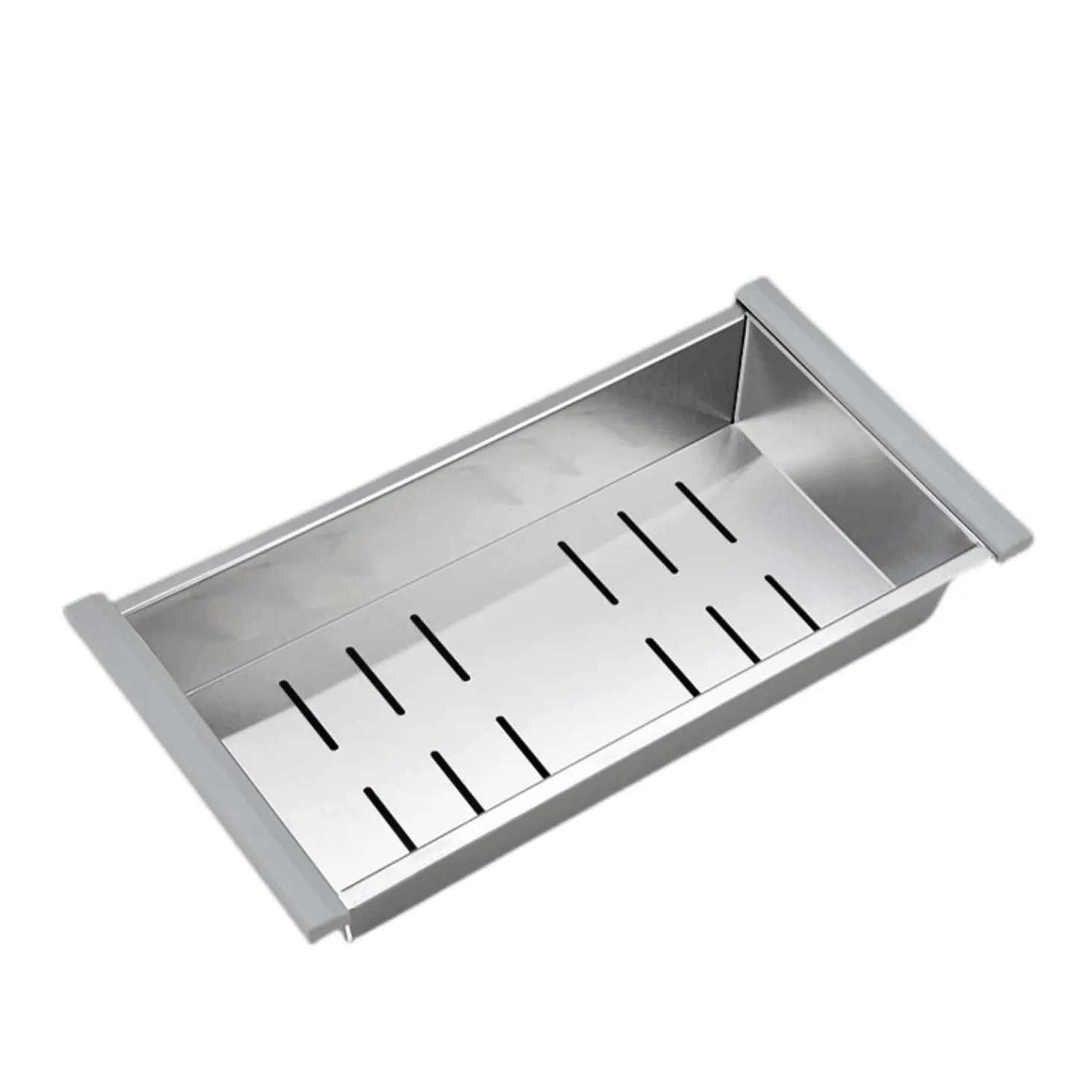 Lavello da Cucina in Acciaio Inox Fatto a Mano con 2 Fori Doppio Lavello con kit di scarico e filtro cestello, 78 * 43 * 20cm (Argento)