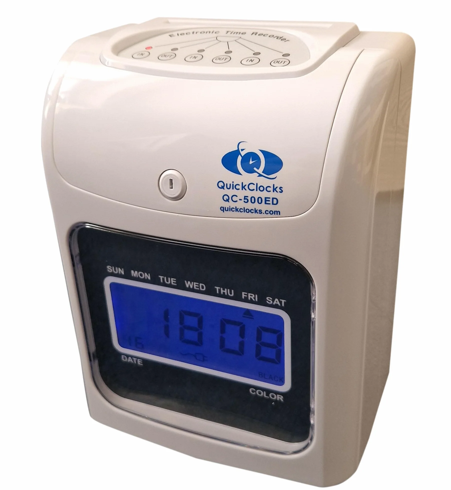 Orologio per timbri QC500ED per piccole imprese timbracartellini dipendenti