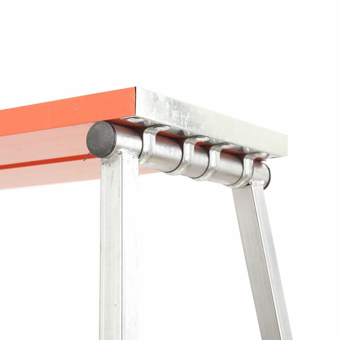 Piattaforma di Sicurezza Pieghevole in Alluminio, Piattaforma da Lavoro Regolabile 70-120cm, Carico 300kg, Antiscivolo, Ideale per Impalcatura e Uso Domestico o Professionale