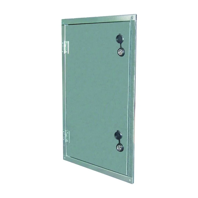 Sportello contatore gas resistente all'acqua in lamiera zincata h60 l40