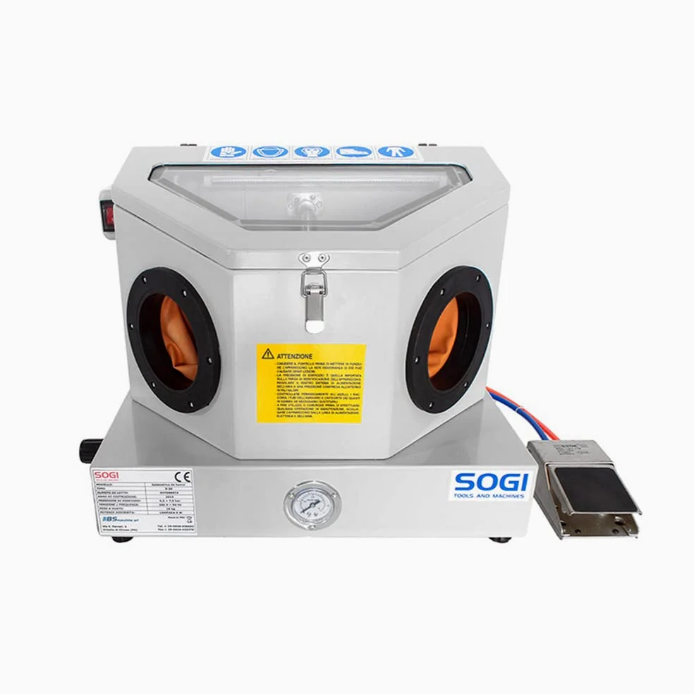 SOGI S-30 SABBIATRICE DA BANCO PROFESSIONALE CON ACCESSORI