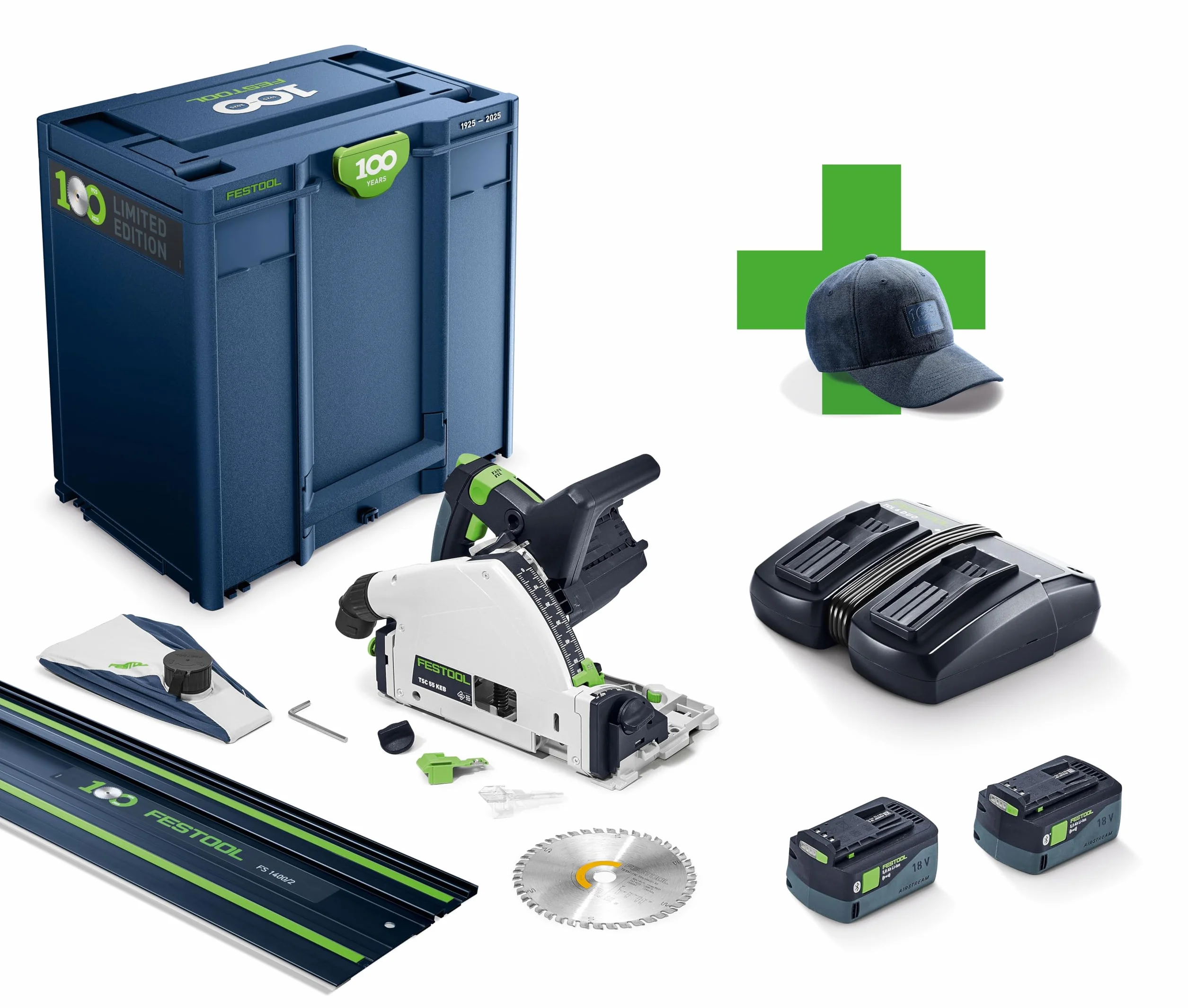 Festool Sega a batteria TSC 55 KEBI-Plus/XL-FS 100Y Limited Edition