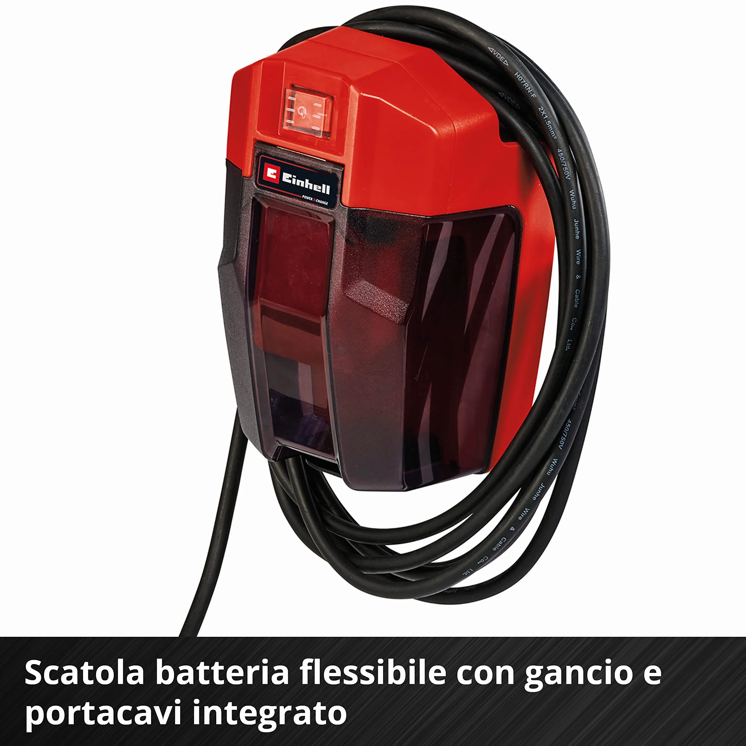 Einhell GE-PP 18 RB Li - Solo Pompa a immersione acqua piovana (18V, prevalenza 20 m, portata 3000 L/h, profondità max 4 m, senza batteria e caricabatteria)
