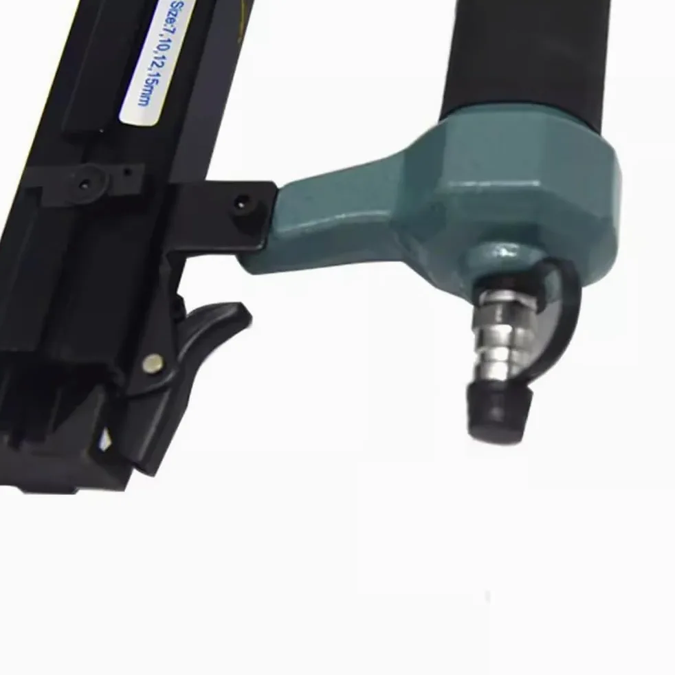 Chiodatrice Ad Aria V, Chiodatrice Pneumatica per Cornici, Chiodi a V Industriali da 7-15mm, Falegnameria per Legno Elettrica, Pistola Sparachiodi per Cornici in Legno per Cornici V1015