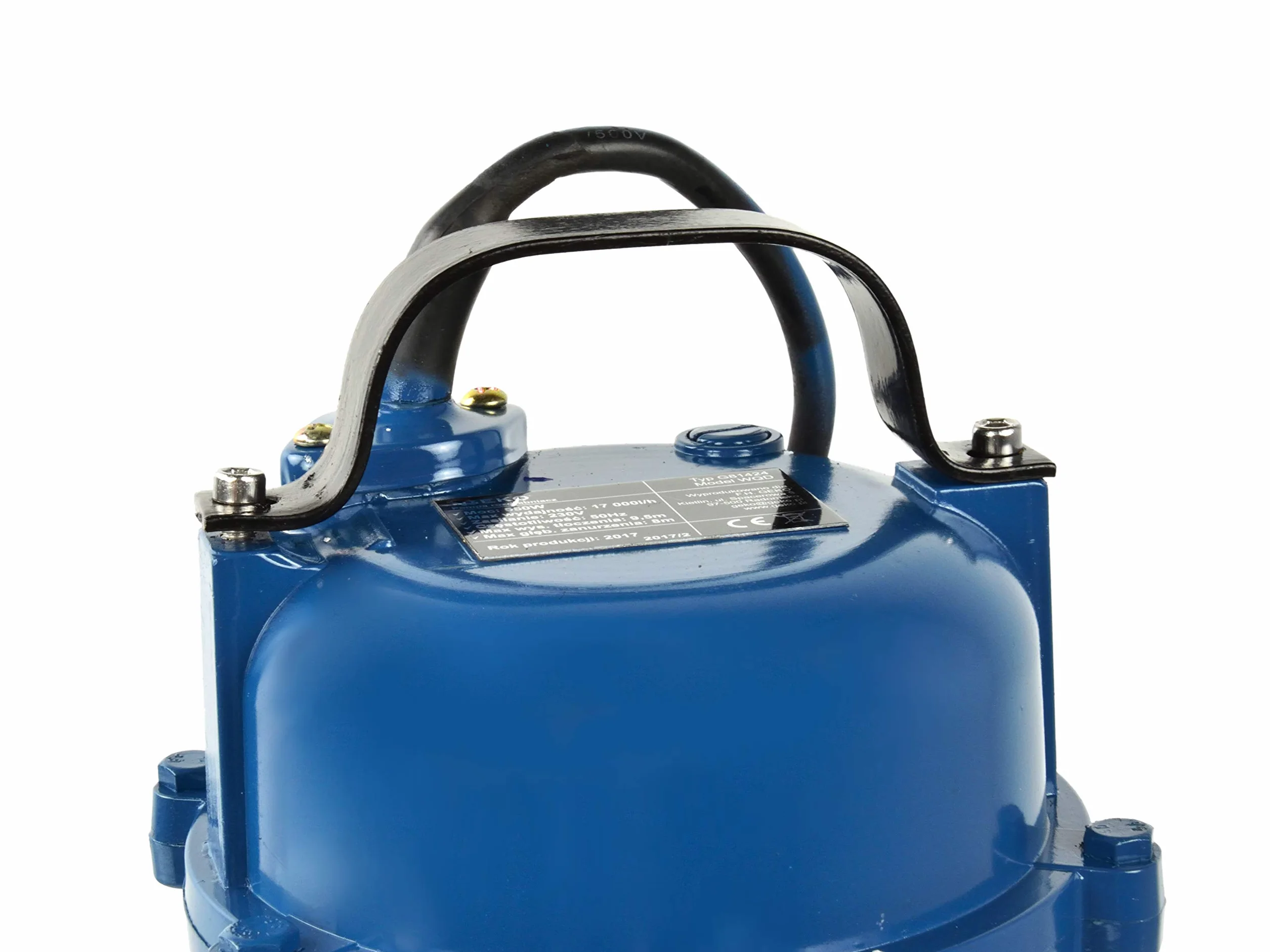 BSD Pompa di scarico per acque reflue, sommergibile con macinino, ghisa, WQD 10-8-0,55-550 W, 17000 l/h, 8 m altezza di scarico
