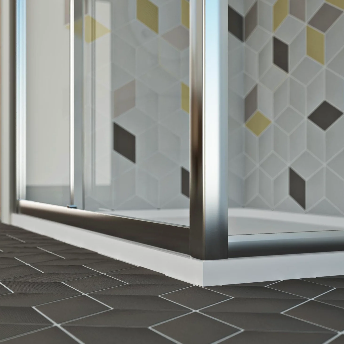 Porta Doccia 150CM H198 Trasparente mod. Young 2 Ante