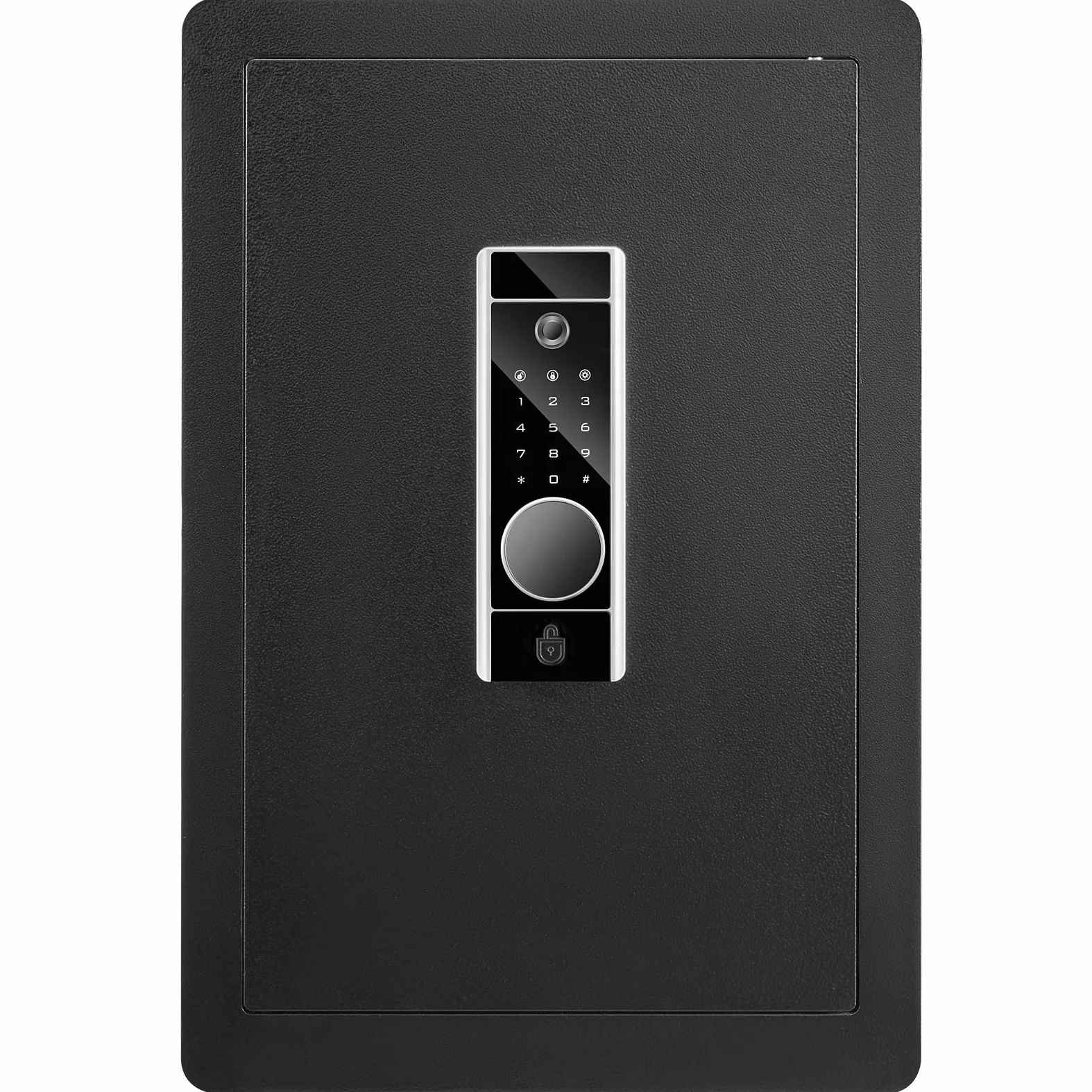VEVOR Cassaforte Uso Domestico Serratura Codici Chiavi Impronta Digitale Capienza 62L Ripiani Rimovibili per Contanti Oro Gioielli Passaporto, Cassetta di Sicurezza Password Chiavi Impronta 22,85kg