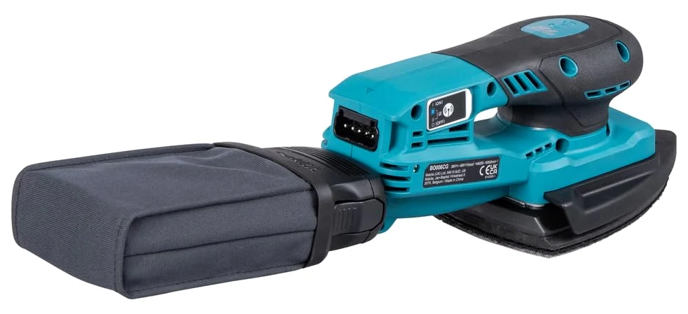 Makita BO006CGZ - Levigatrice a delta a batteria 40 V max. / 100 x 150 mm (senza caricatore e batterie)