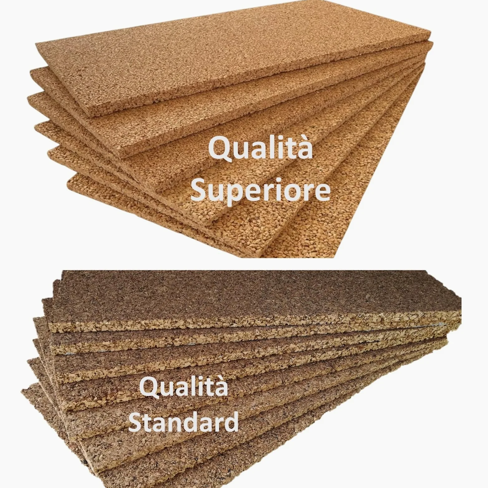FUTURAZeta Pannelli Sughero Biondo Naturale (Spessore 4cm) Pannelli Isolanti Termici per Interni ed Esterni, Pannelli di Sughero per Pareti per Isolamento Termico ed Isolamento Acustico (8)