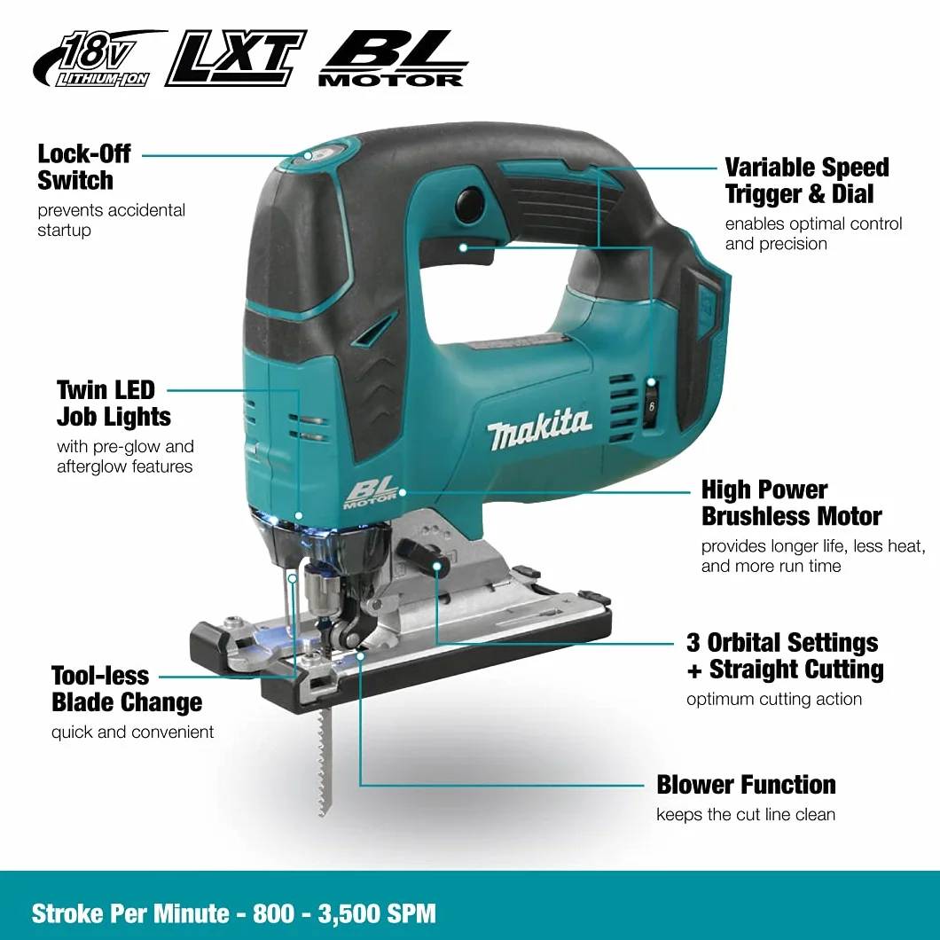 Makita DJV182Z - Caladora 18V litio BL