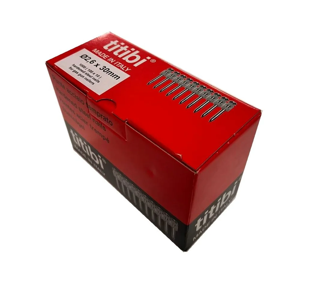 N.1000 CHIODI STECCATI A SPARO + N. 2 BOMBOLETTE DI GAS P700 PER CHIODATRICI: Spit Pulsa 700P/700E - Altro …