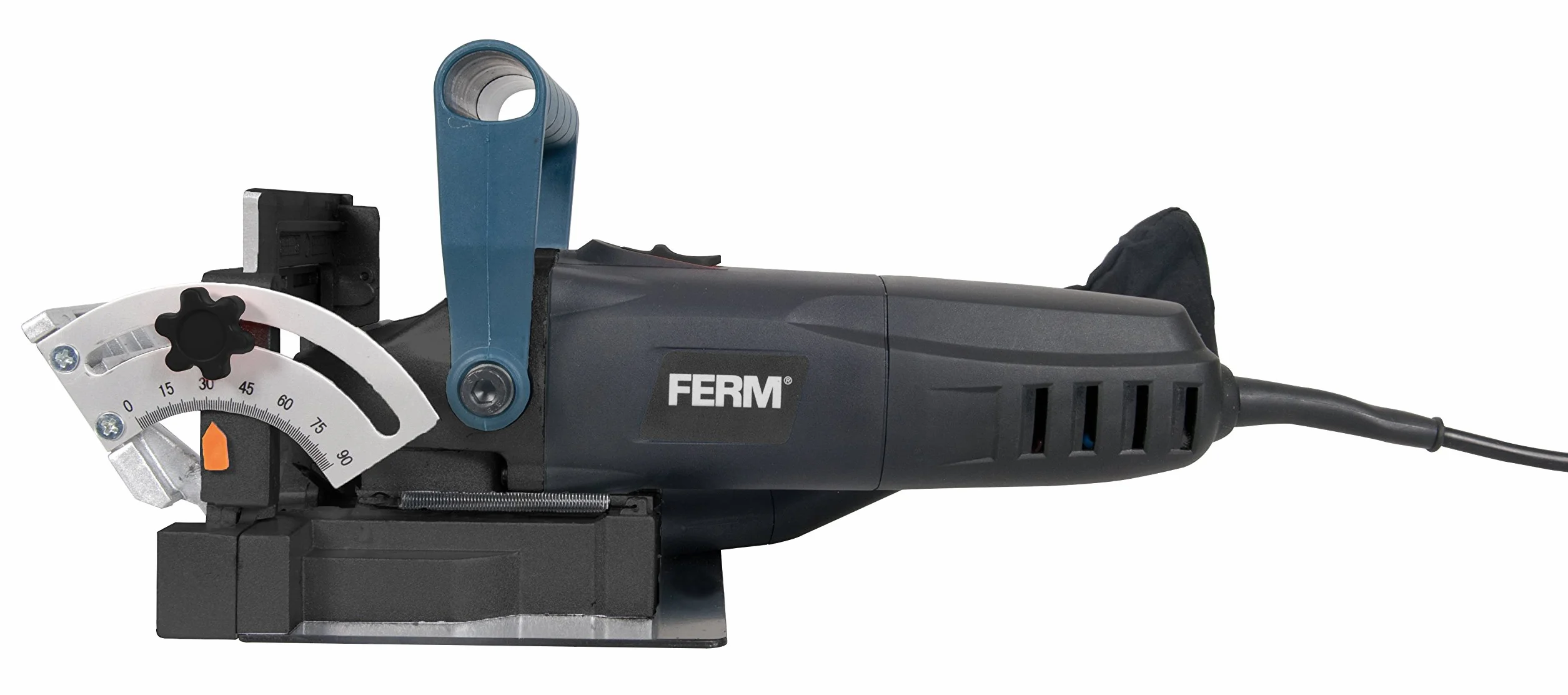 FERM Fresatrice per tasselli piatti 900W. Include 1 lama, 50 tasselli piatti e sacchetto di aspirazione