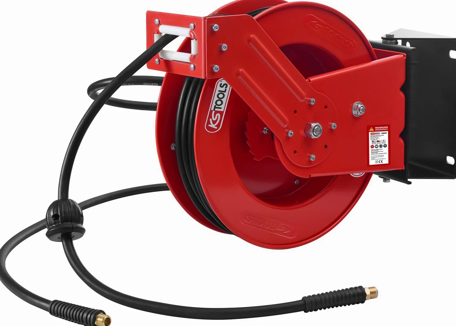 KS Tools 515.3425 - Avvolgitubo ad aria compressa, diametro 10 mm, attacco 3/8", 20 m