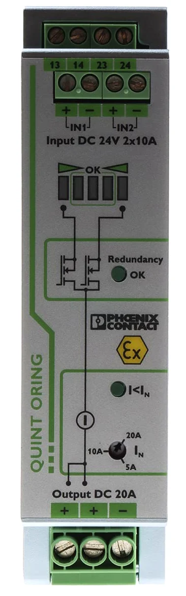 Phoenix quint-oring – Modulo quint-oring/24Dc/2 x 10/1 x 20 1 x 20 A