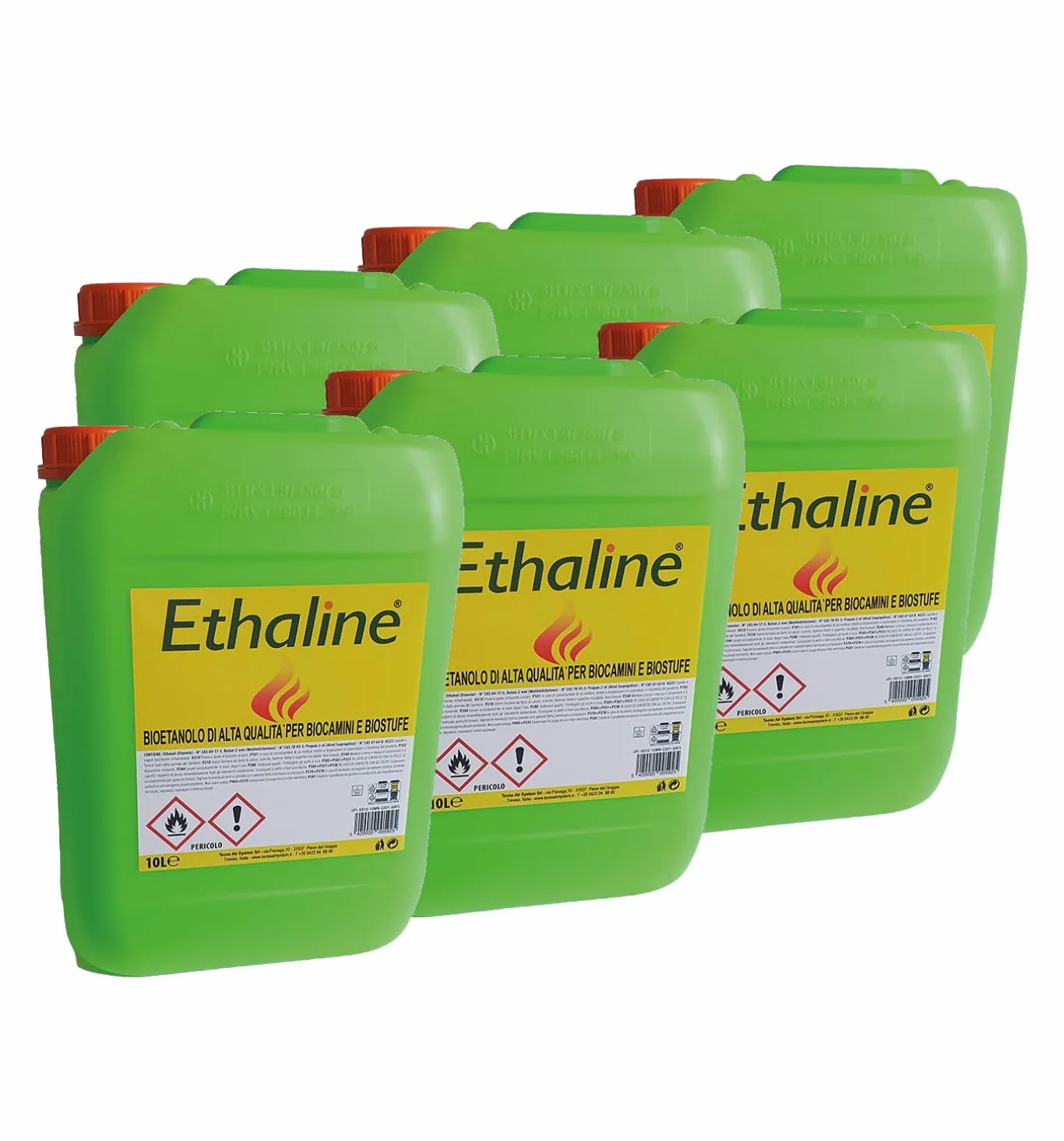 Bioetanolo liquido 6 taniche da 10 litri - Ethaline
