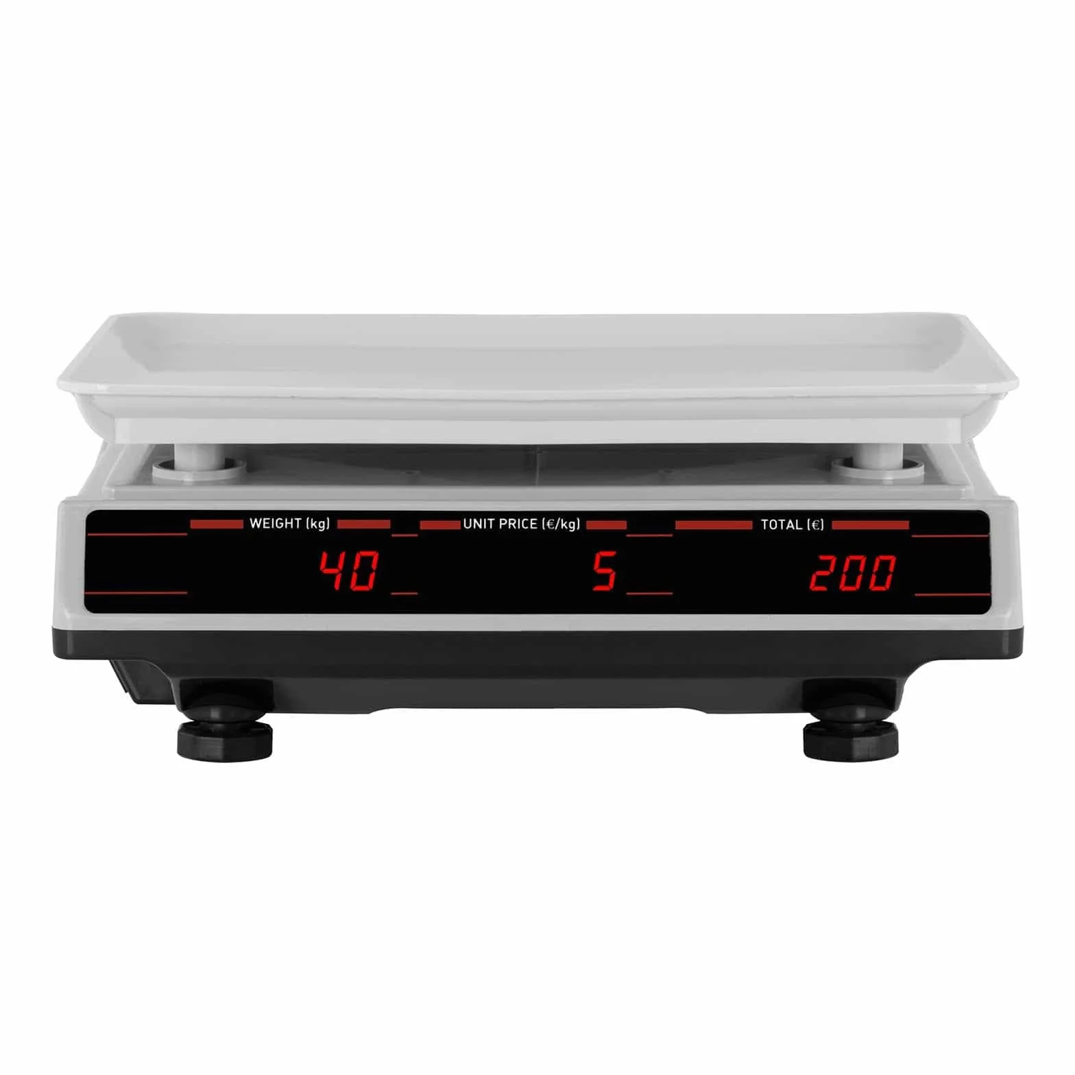 Steinberg Bilancia Contapezzi Bilancia di Controllo SBS-PW-402EP (Plastica ABS, 4 V, 8 ore, 4 Ah, 0-40 kg)