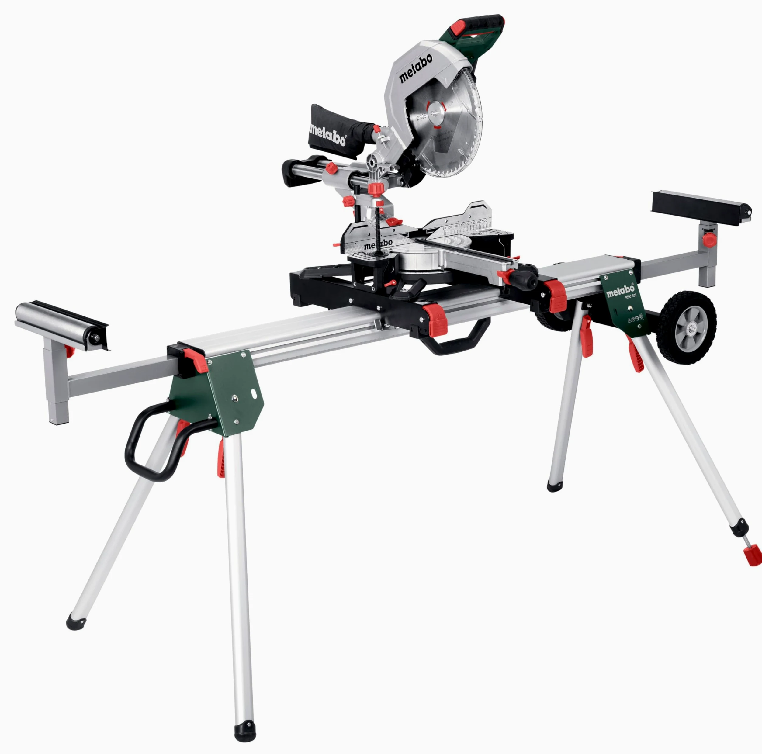 Metabo troncatrice KSU401 estendere Legstand – verde/nero/argento