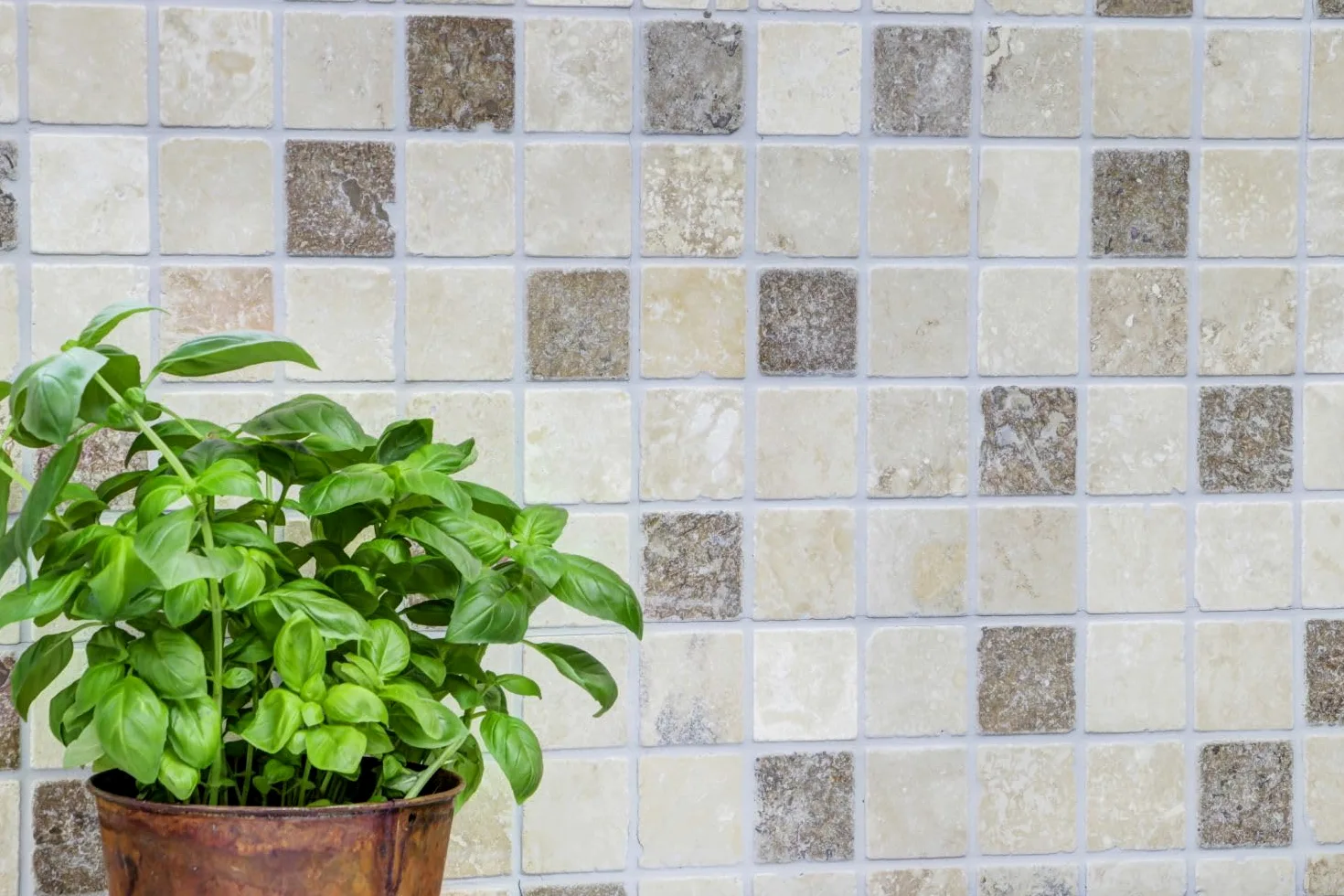 Antico mosaico in pietra naturale rustico beige marrone marrone chiaro Noche travertino per pavimento, parete, bagno, wc, doccia, paraschizzi cucina